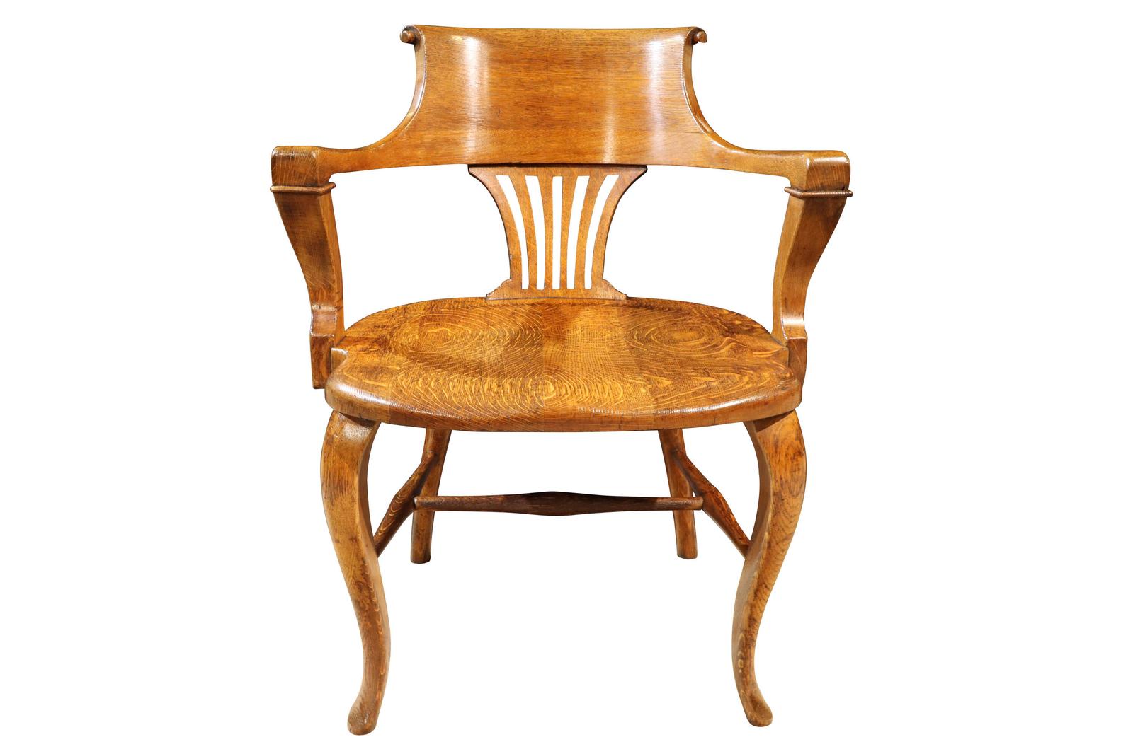 Victorian Oak Desk Chair – Circa 1890 (1 of 5) Victorian Oak Desk Chair – Circa 1890 (1 of 5)
