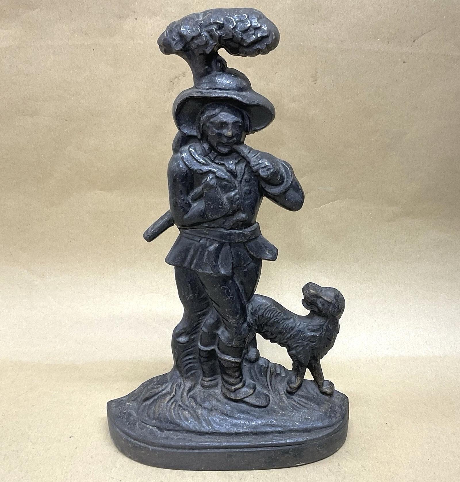 Georgian Cast Iron Door Stop/Porter Of A Man and Dog 5.4kg Antique C1820 (1 of 6) Georgian Cast Iron Door Stop/Porter Of A Man and Dog 5.4kg Antique C1820 (1 of 6)
