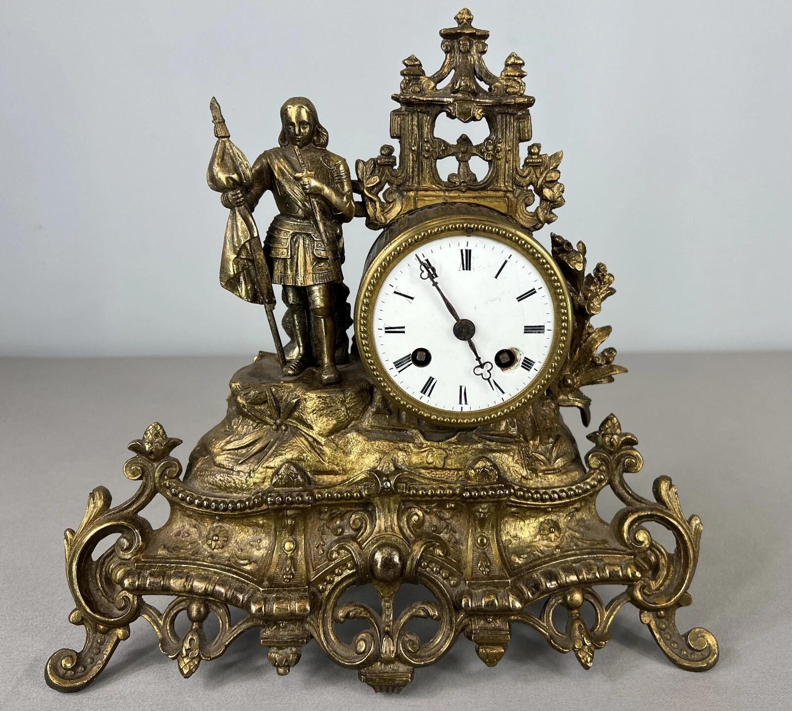 Mantel Clock Antique French Japy Frères Gilt Bronze Clock (1 of 14) Mantel Clock Antique French Japy Frères Gilt Bronze Clock (1 of 14)