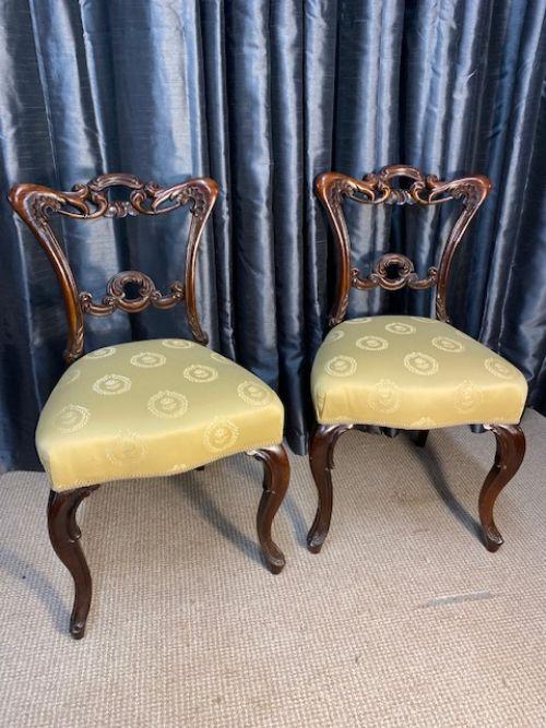 Pair of Rosewood Chairs (1 of 7)
