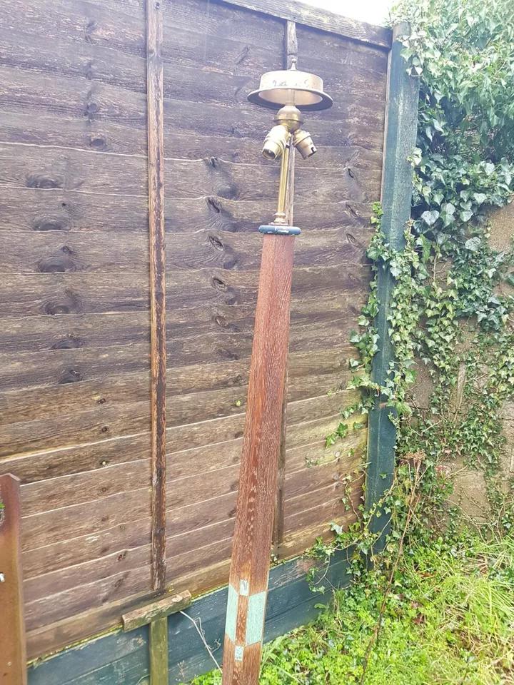 Stunning Limed Oak Standard Lamp (1 of 12)