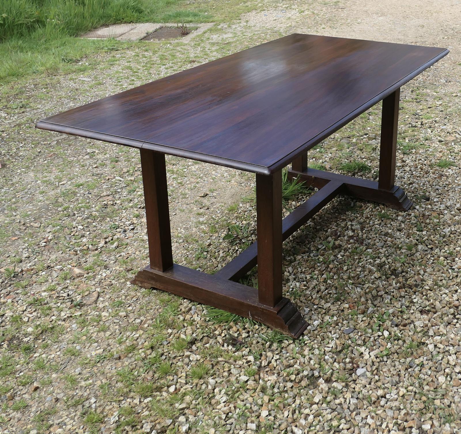 Refectory Style Danish Fruitwood Table (1 of 5)