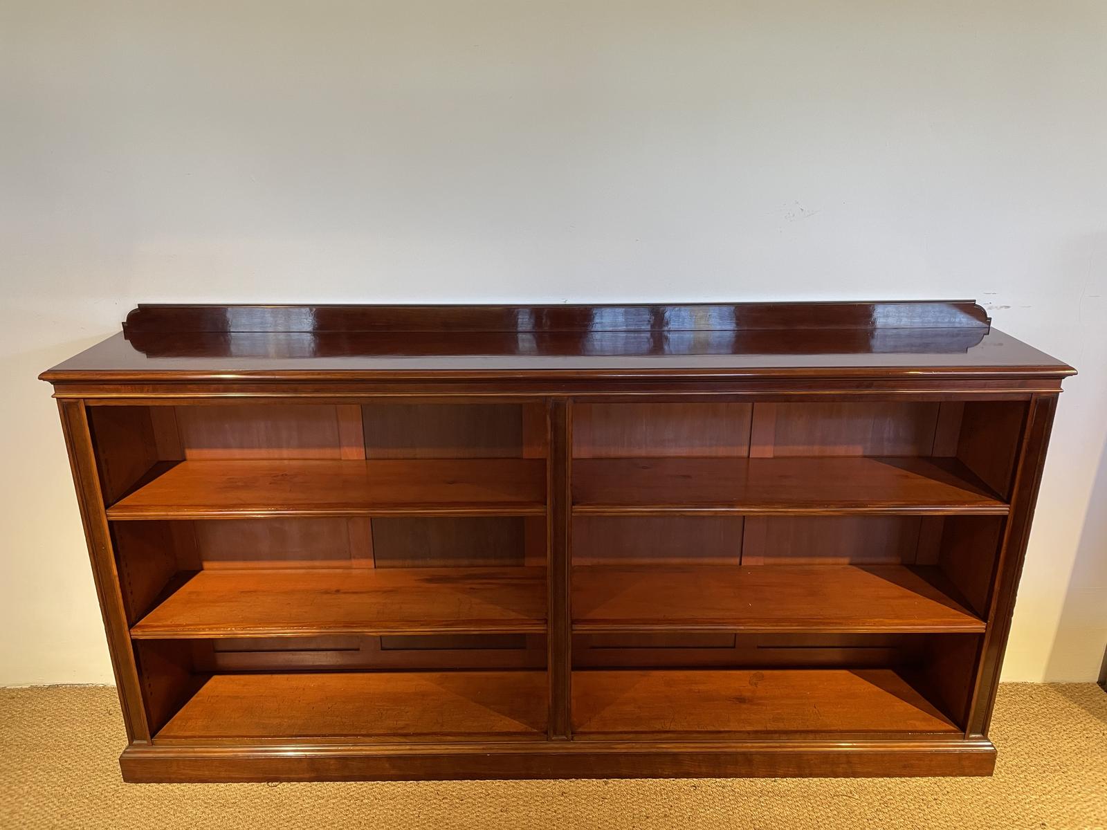 Large Victorian Mahogany Open Bookcase (1 of 9) Large Victorian Mahogany Open Bookcase (1 of 9)