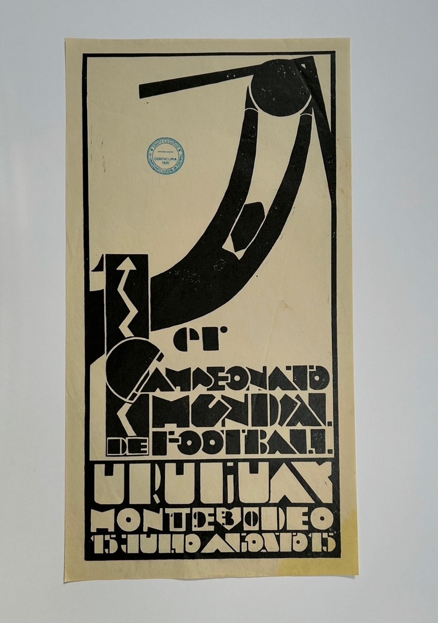 Original Inaugural 1930 World Cup Poster (1 of 6)
