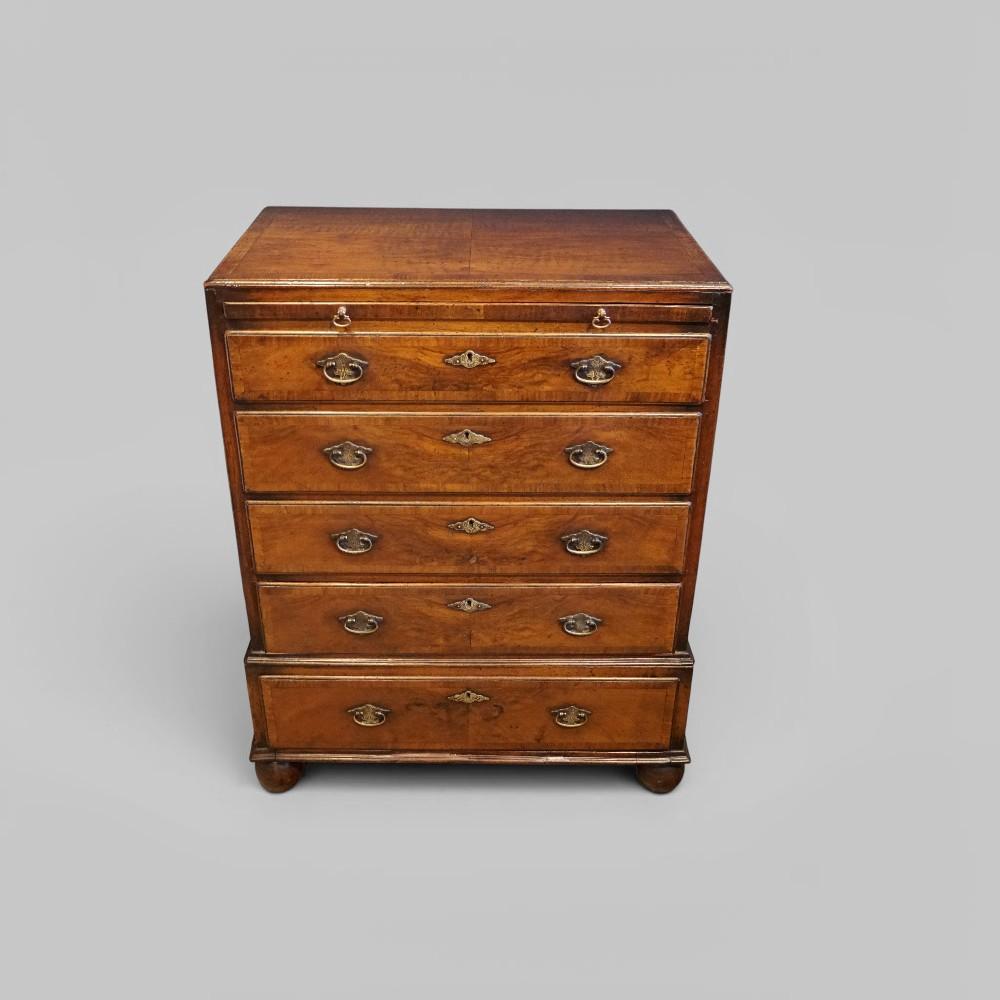 George I Style Walnut Chest of Drawers (1 of 10) George I Style Walnut Chest of Drawers (1 of 10)