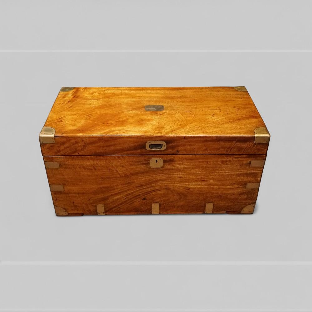 Large Camphor Wood Campaign Trunk c.1900 (1 of 9)