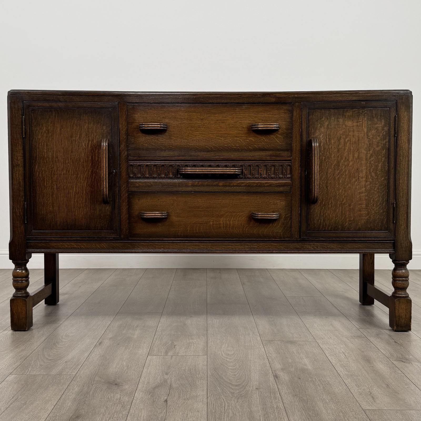 Antique 20th Century Good Quality Oak Sideboard (1 of 12) Antique 20th Century Good Quality Oak Sideboard (1 of 12)