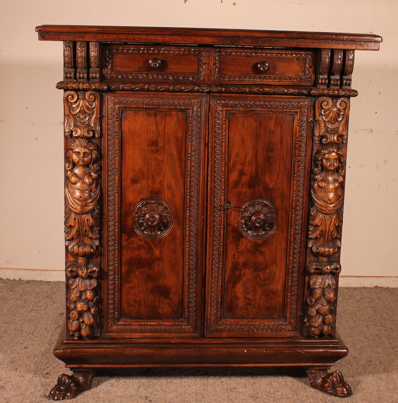 Italian 2 door Buffet - 17th Century (1 of 14)