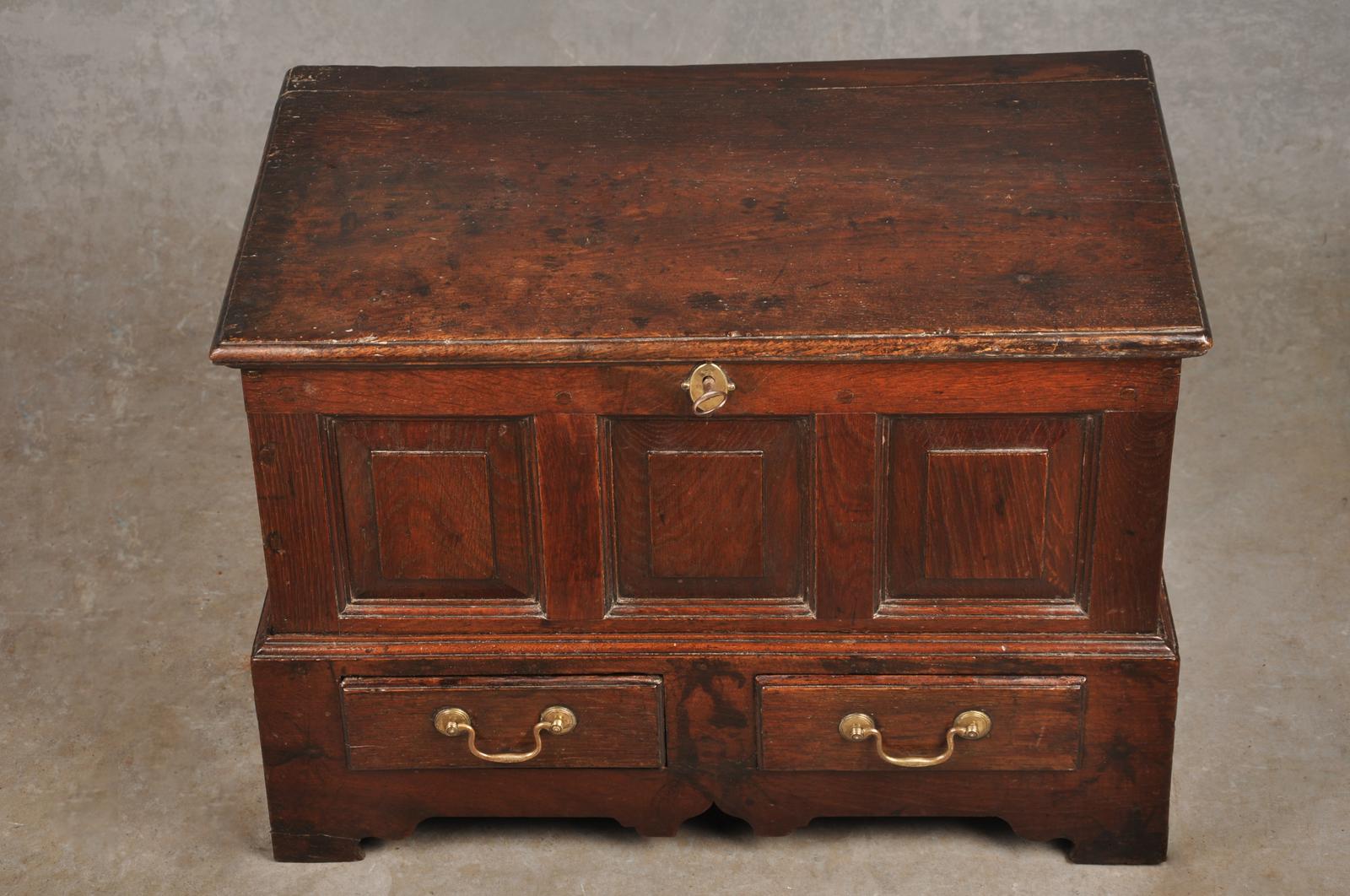 18th Century Oak Coffer Bach (1 of 15)