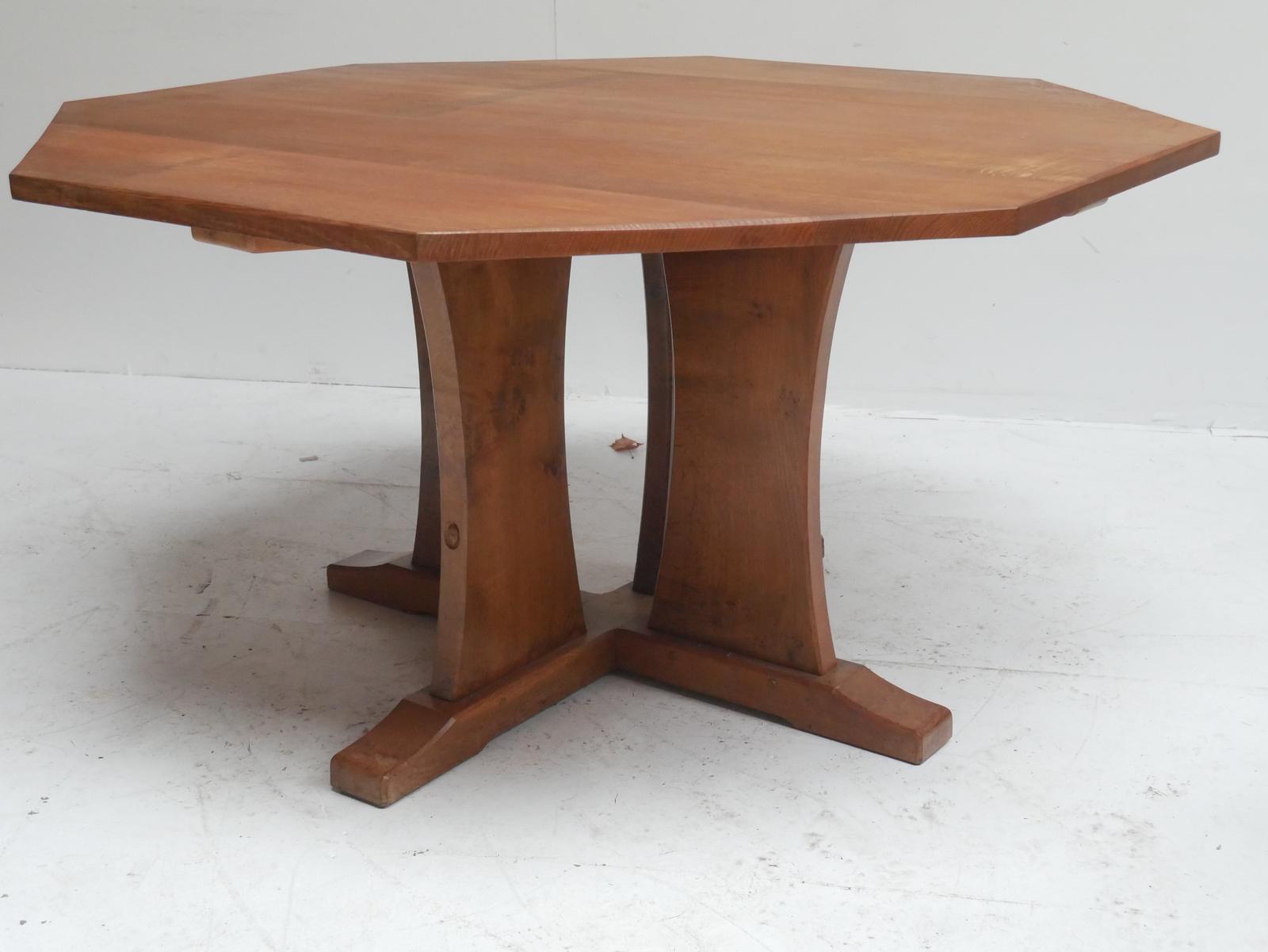 Solid Oak Octagonal Dining Table Alan Grainger (1 of 9)