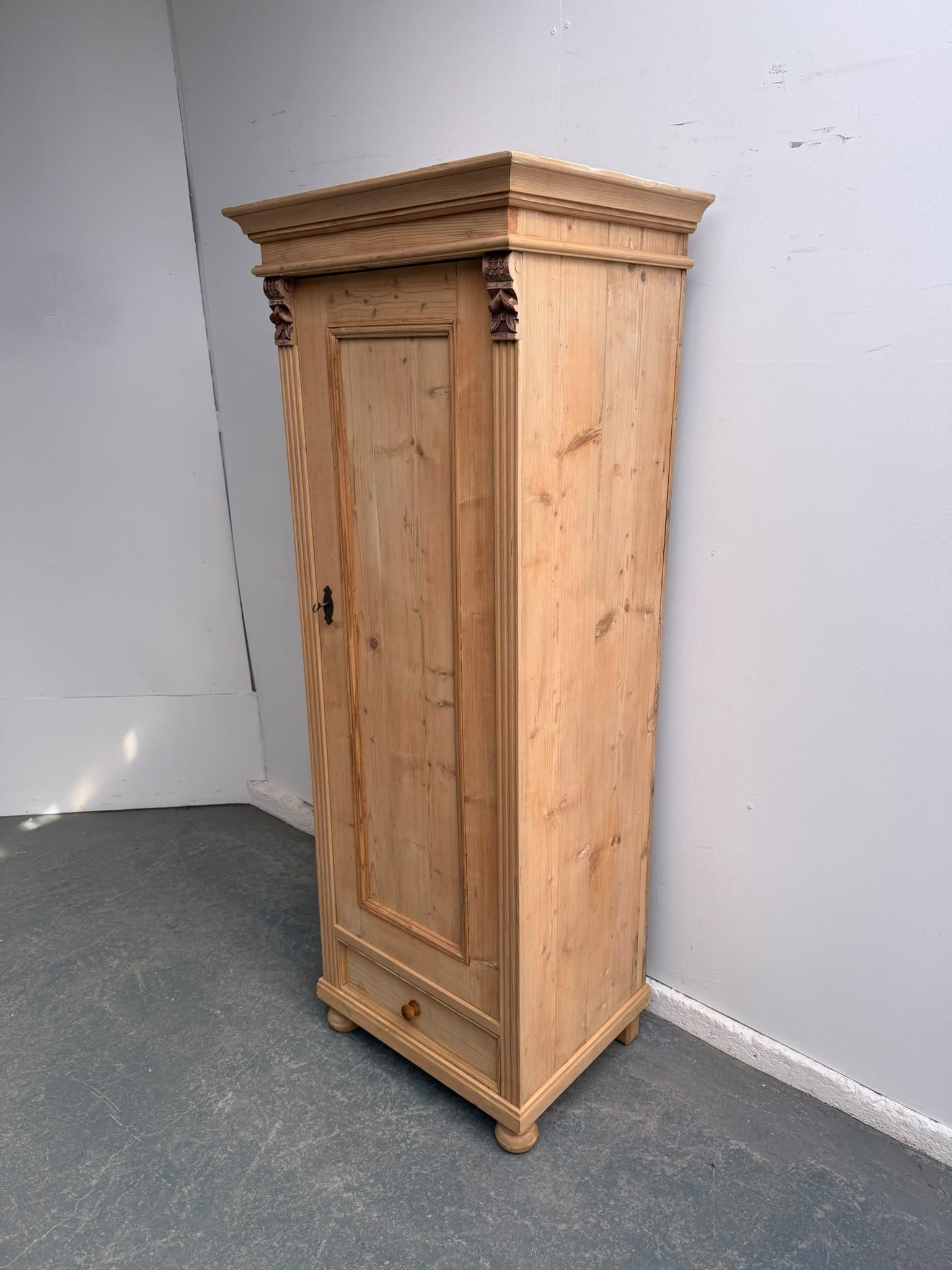 Fabulous Antique Pine 1 Door 1 Drawer Linen Storage Cupboard to wax / paint (1 of 10) Fabulous Antique Pine 1 Door 1 Drawer Linen Storage Cupboard to wax / paint (1 of 10)