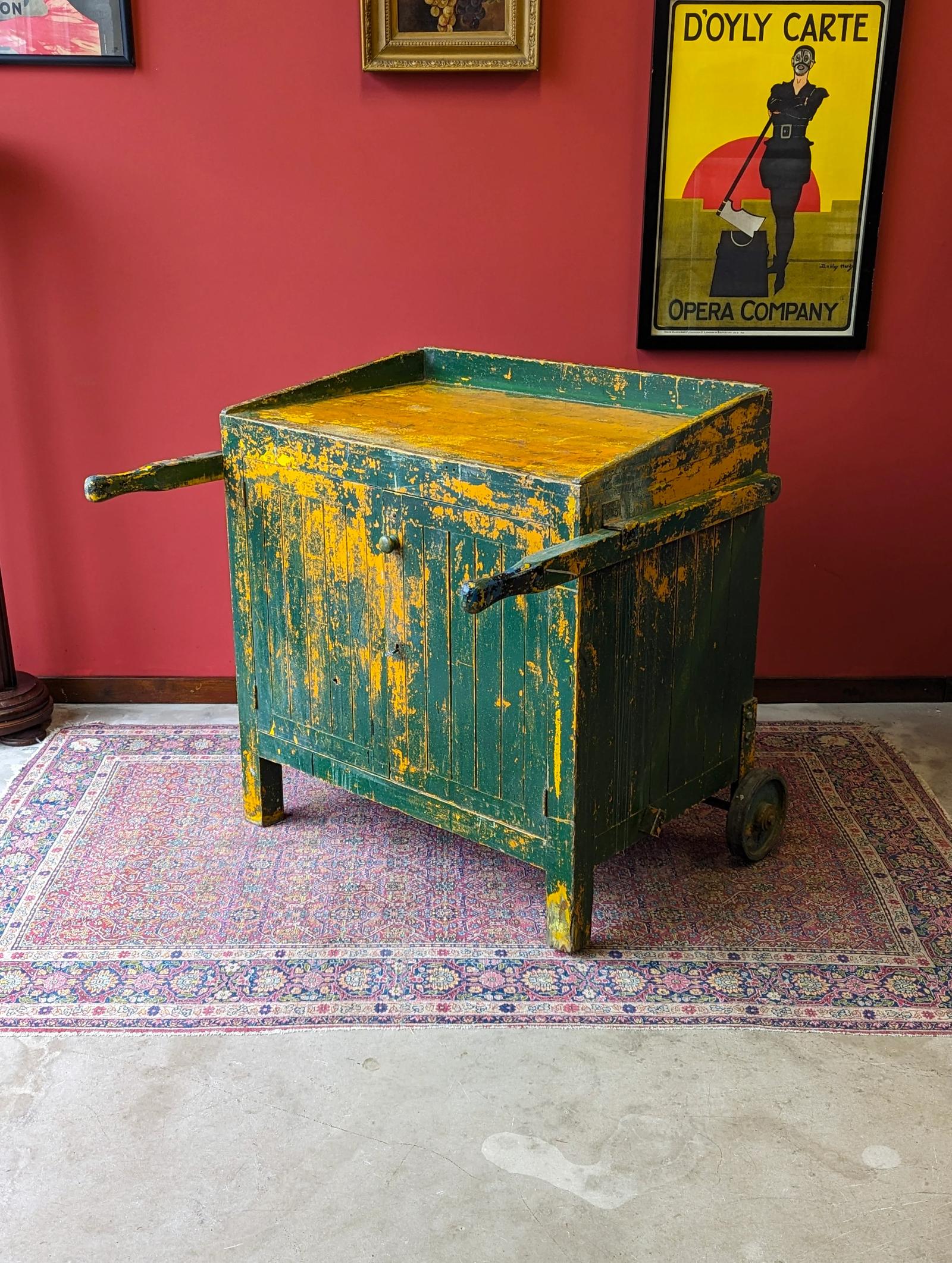 Antique Early 20th Century Industrial Wheeled Cupboard (1 of 10) Antique Early 20th Century Industrial Wheeled Cupboard (1 of 10)