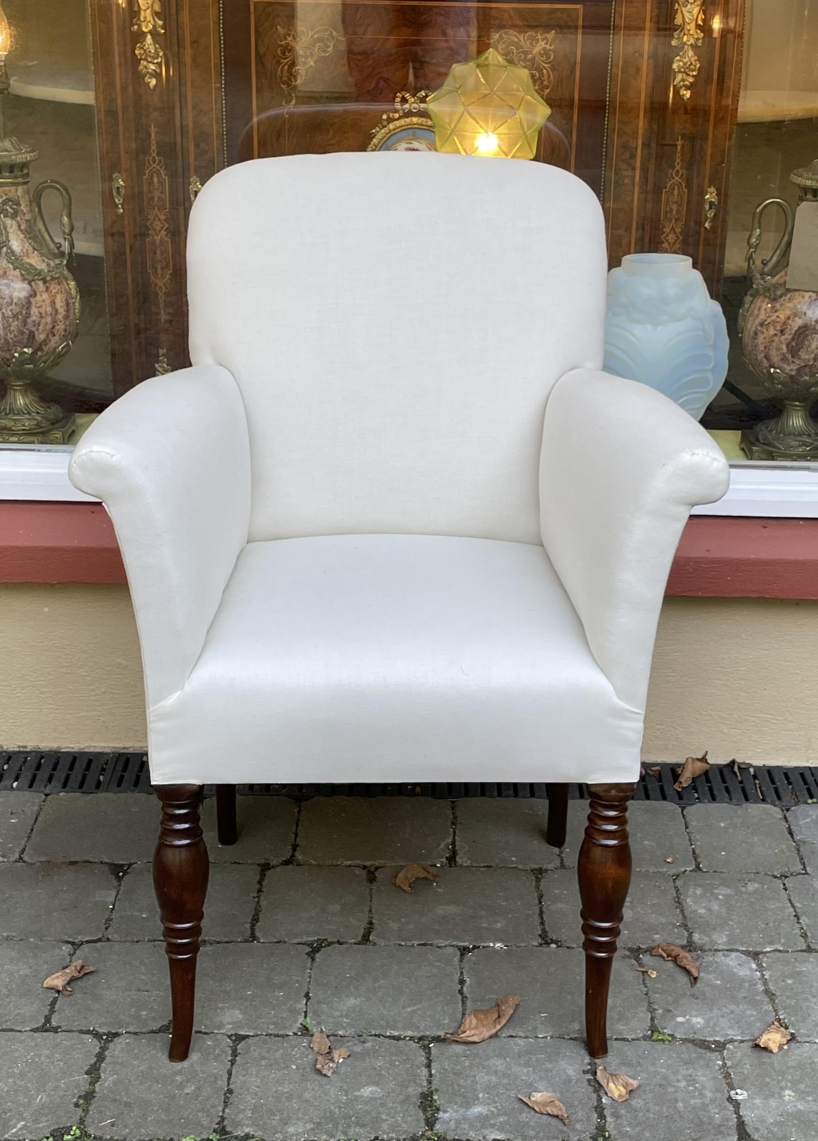 Regency Style Upholstered Armchair (1 of 9) Regency Style Upholstered Armchair (1 of 9)