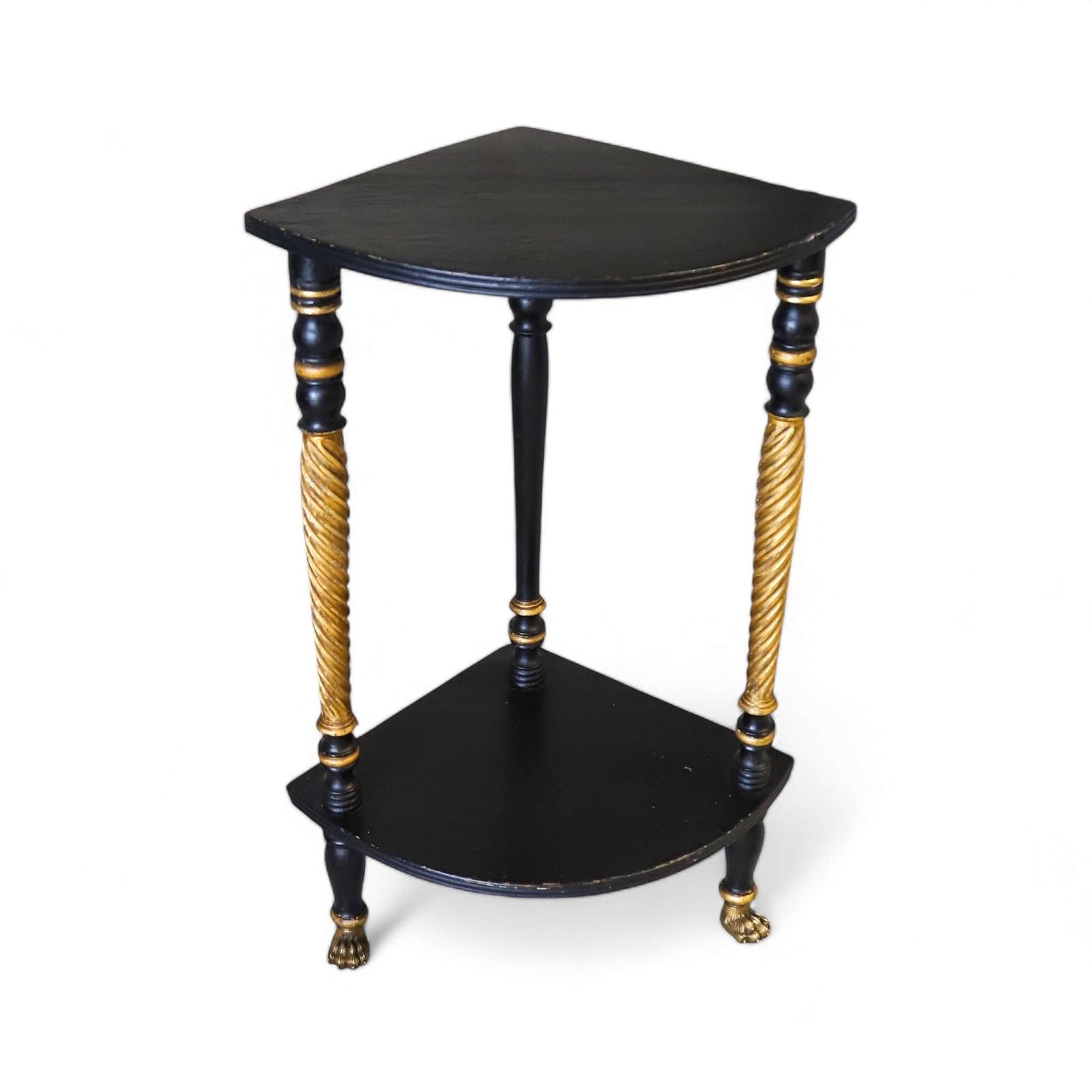 Regency Ebonised & Gilt Jardinière - Exquisite English Antique Corner Display c.1812 (1 of 9)
