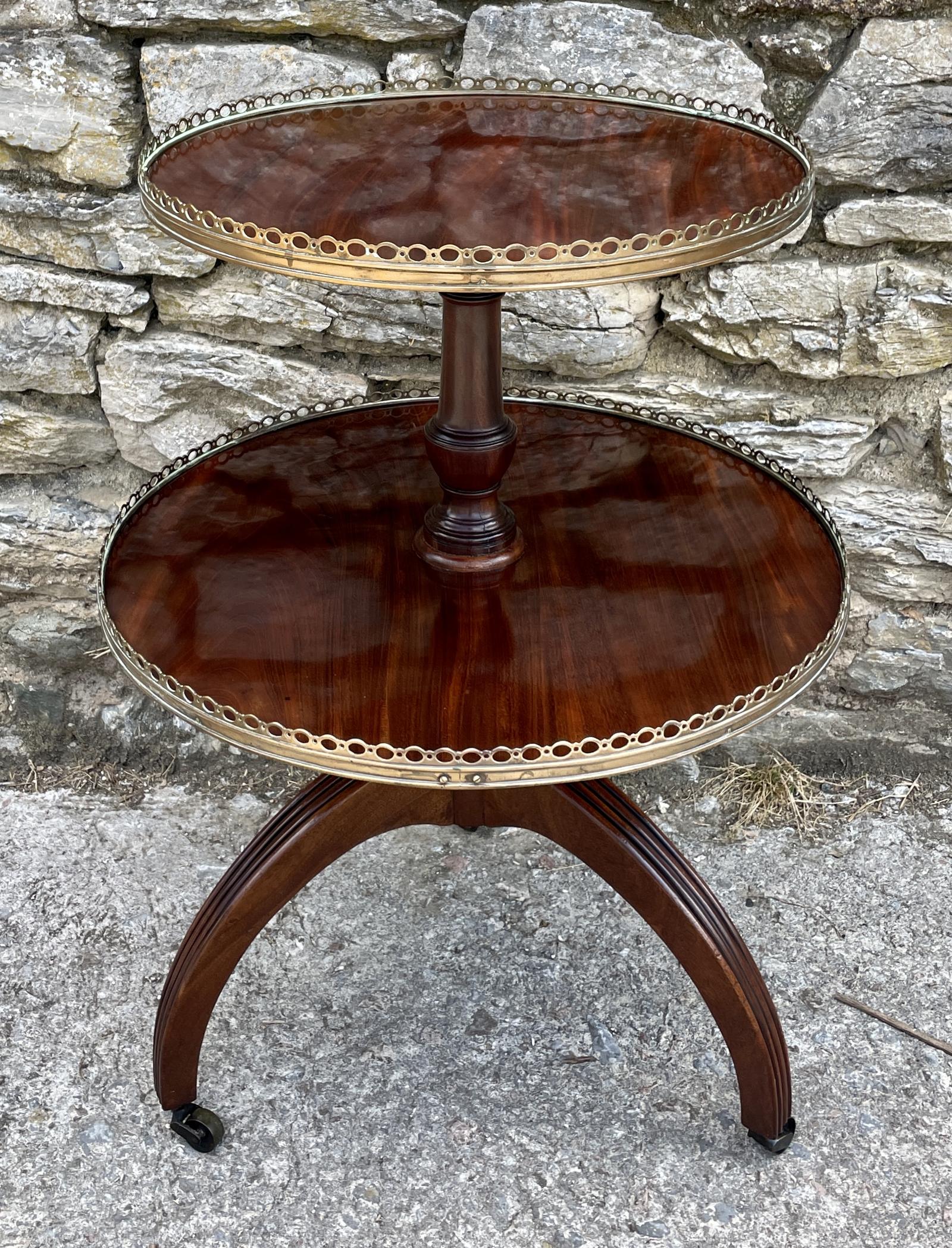 Georgian Mahogany Two Tier Dumbwaiter (1 of 22)