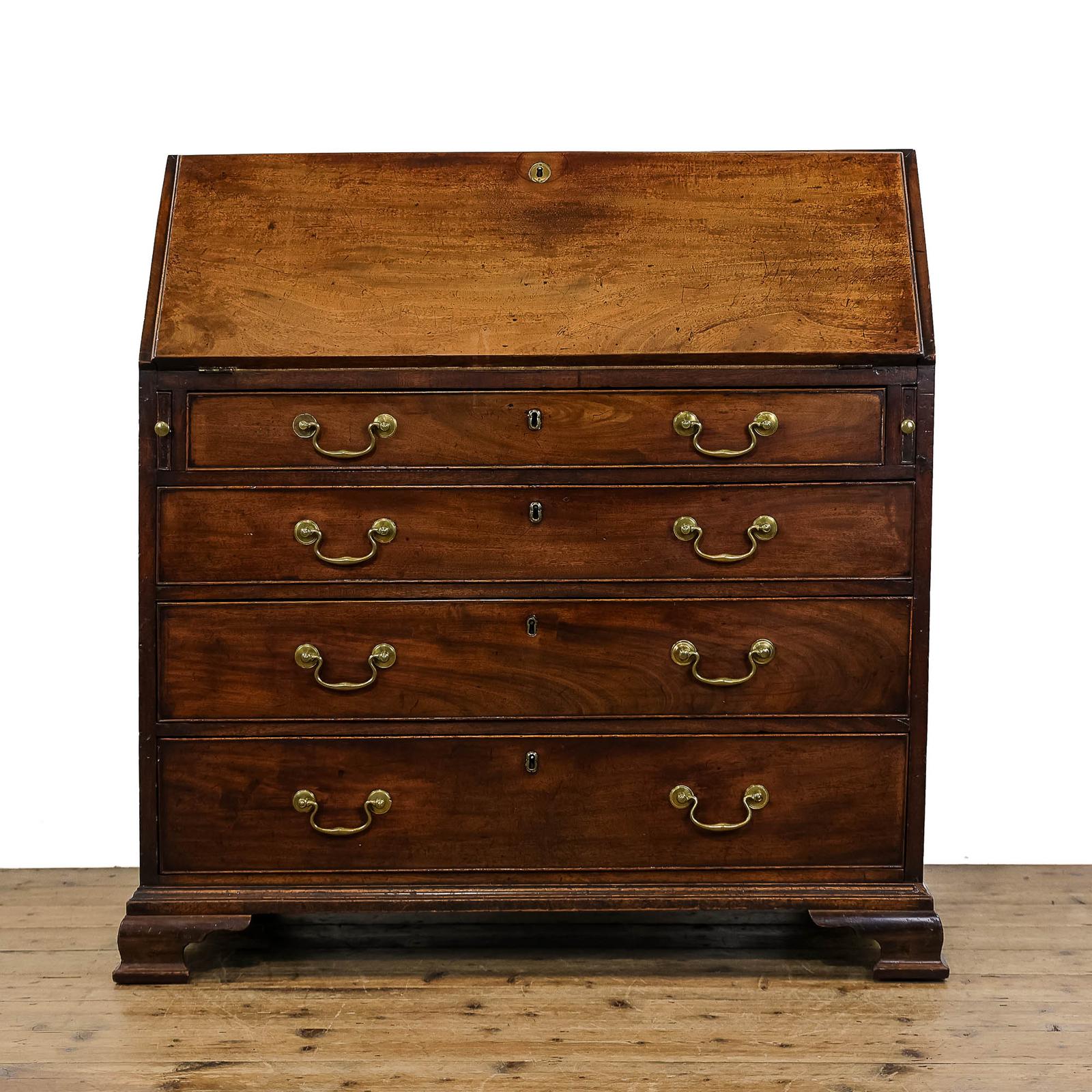 Antique Mahogany Bureau (1 of 8) Antique Mahogany Bureau (1 of 8)
