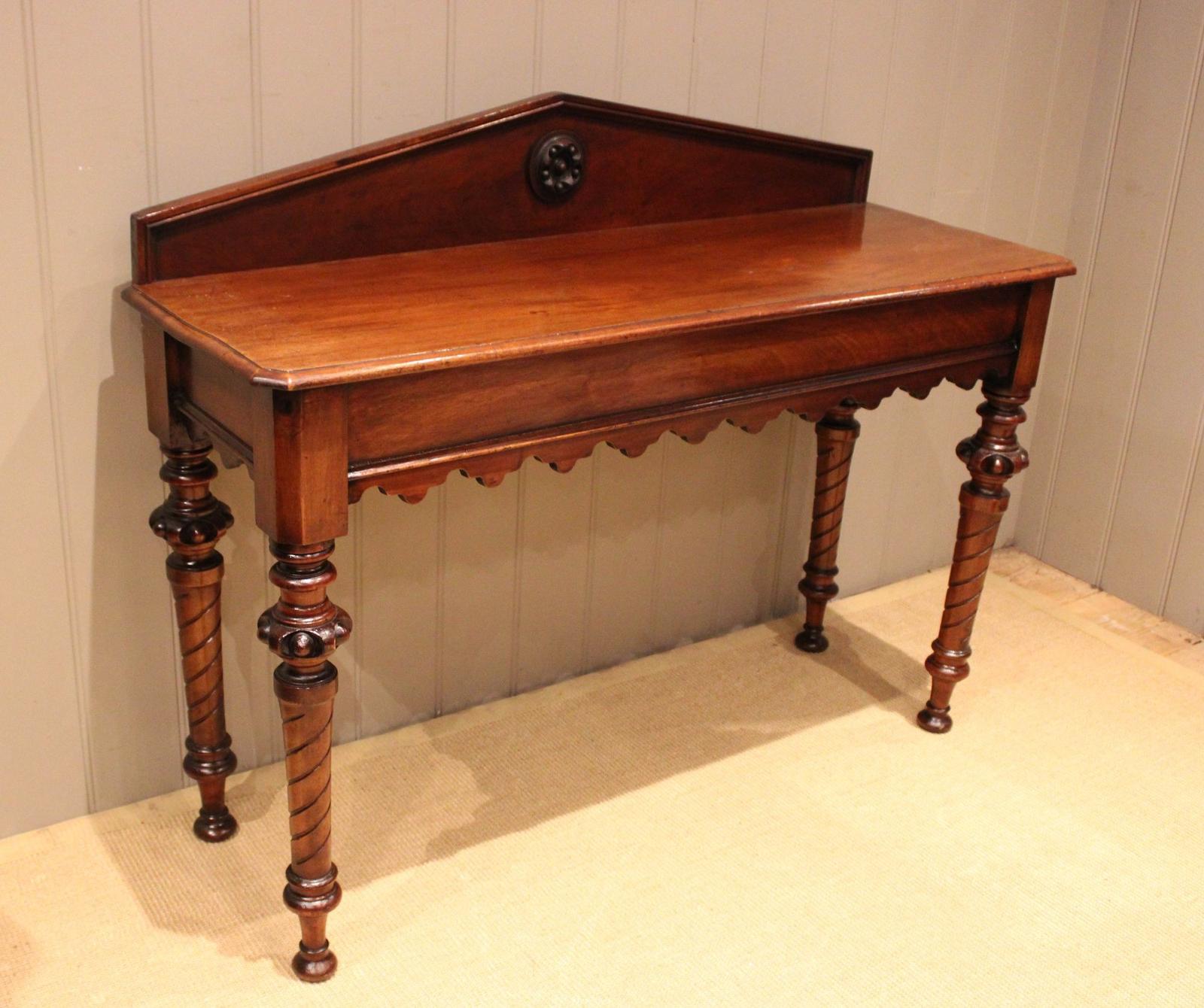 Late 19th Century Mahogany Hall Table (1 of 13) Late 19th Century Mahogany Hall Table (1 of 13)