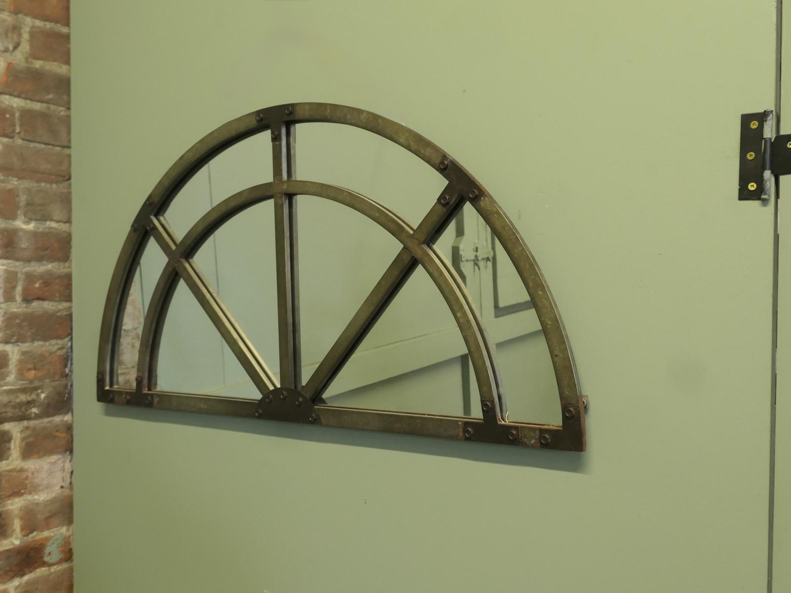 Industrial Style Arch Top Window Mirror (1 of 6) Industrial Style Arch Top Window Mirror (1 of 6)