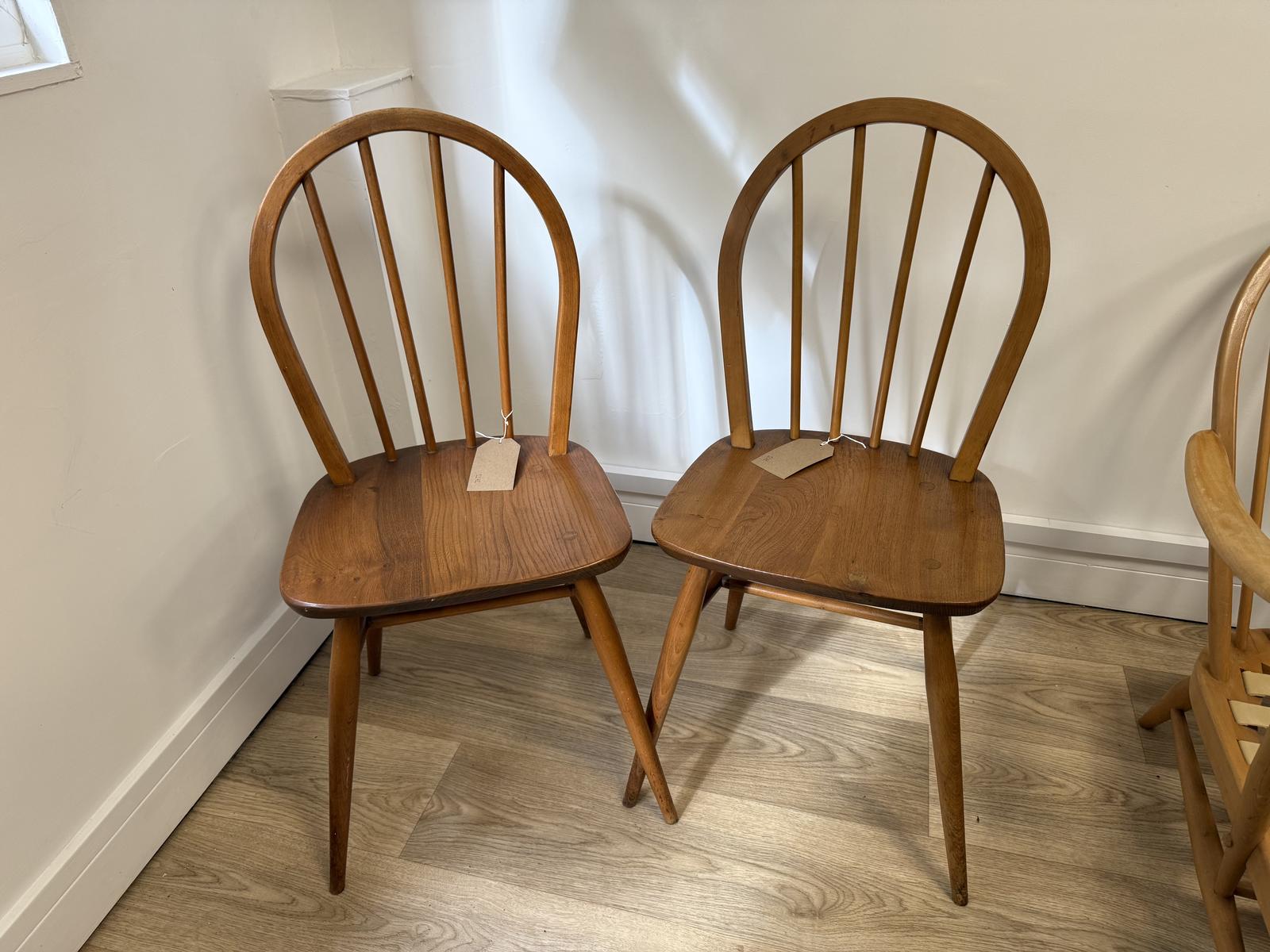 Vintage Ercol Model 400 Hoop Back Chairs (1 of 9) Vintage Ercol Model 400 Hoop Back Chairs (1 of 9)