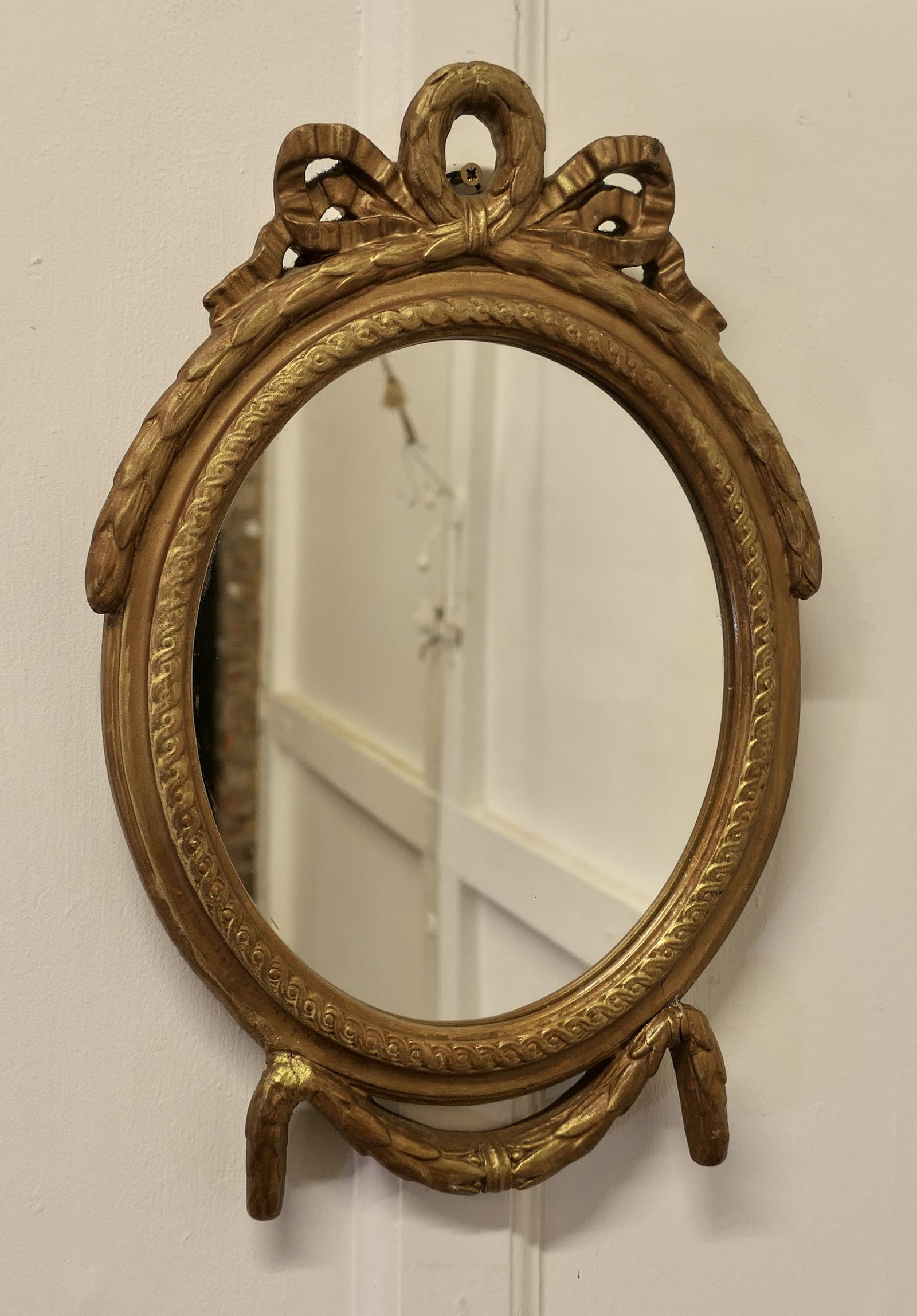 Decorative Gilt Oval Mirror (1 of 5) Decorative Gilt Oval Mirror (1 of 5)