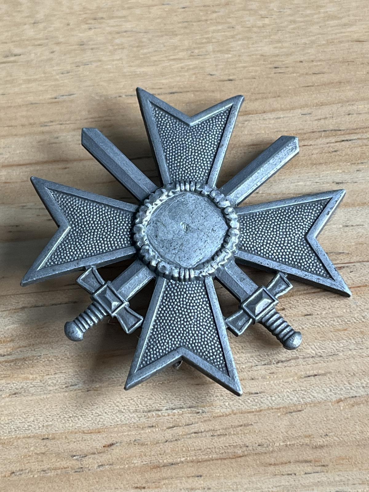 DeNazified War Merit Cross First Class with Swords (1 of 7)