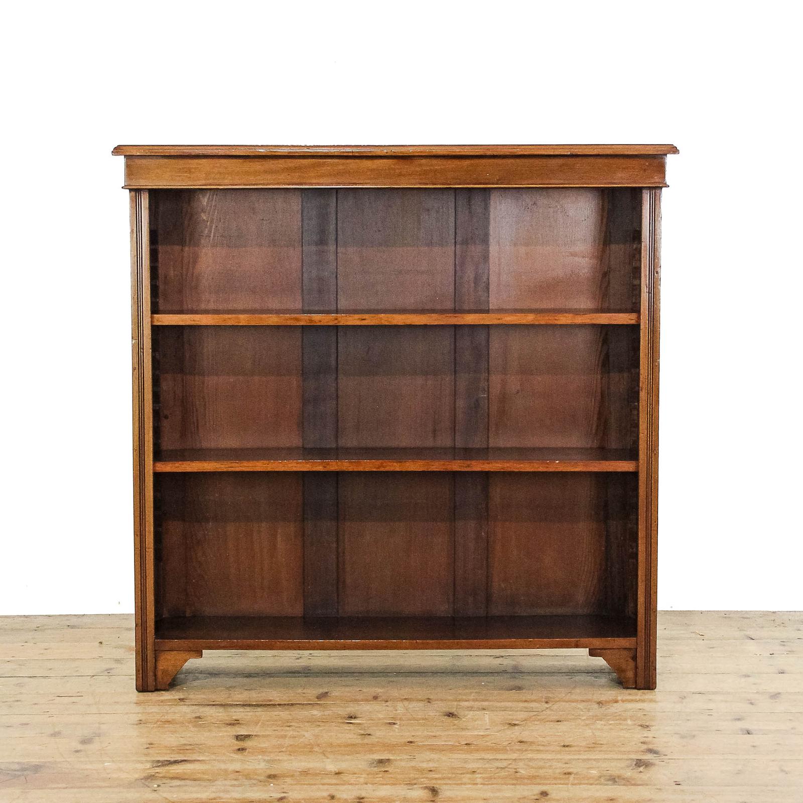 Antique Edwardian Walnut Open Bookcase (1 of 7) Antique Edwardian Walnut Open Bookcase (1 of 7)