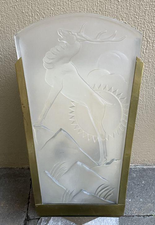 Large Art Deco Wall Light by Walter Gilbert & John Walsh (1 of 10)