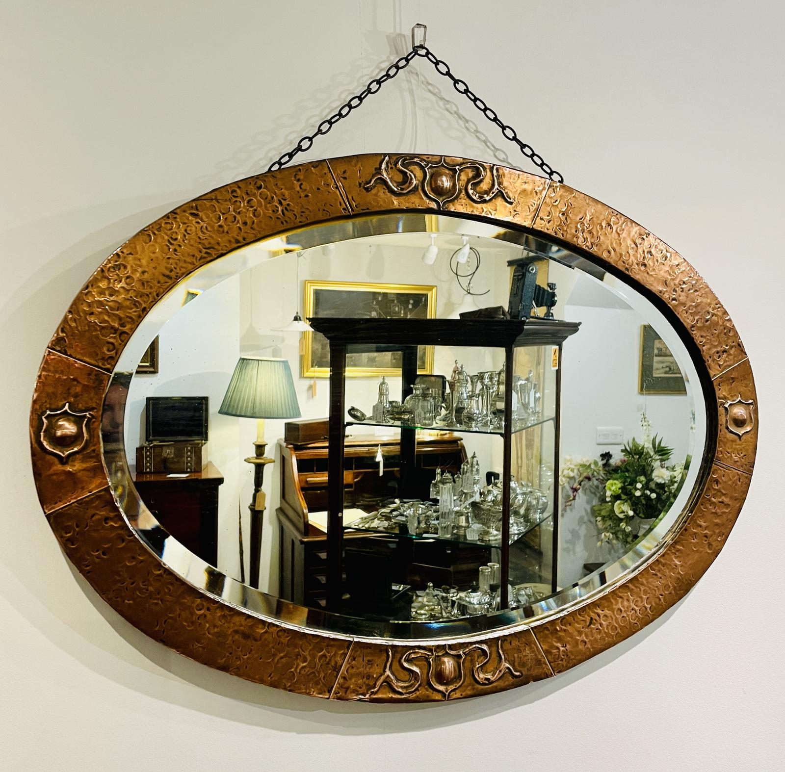 Arts & Crafts Copper Mirror (1 of 13) Arts & Crafts Copper Mirror (1 of 13)