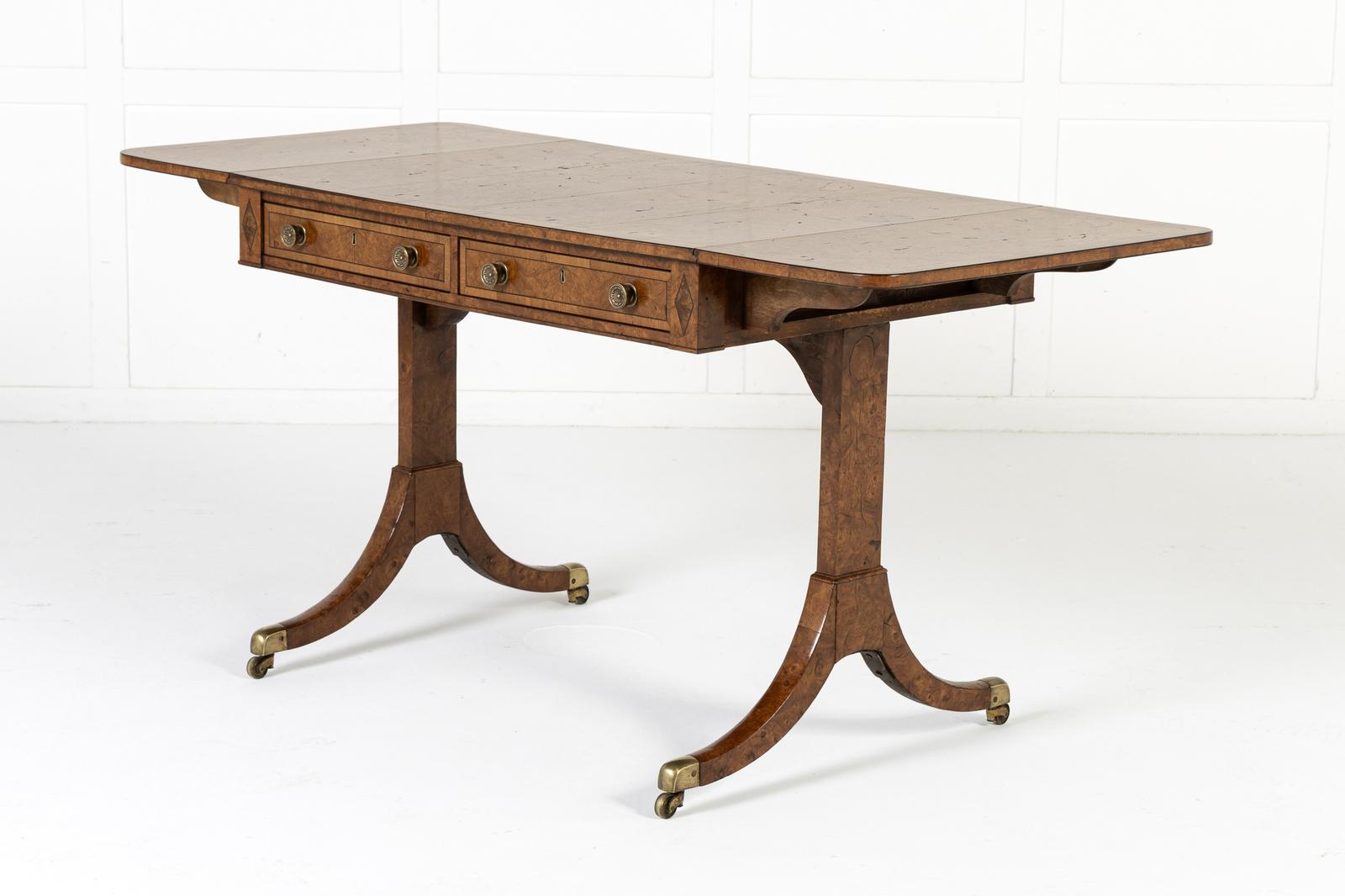 19th Century English Elm Sofa Table (1 of 9) 19th Century English Elm Sofa Table (1 of 9)
