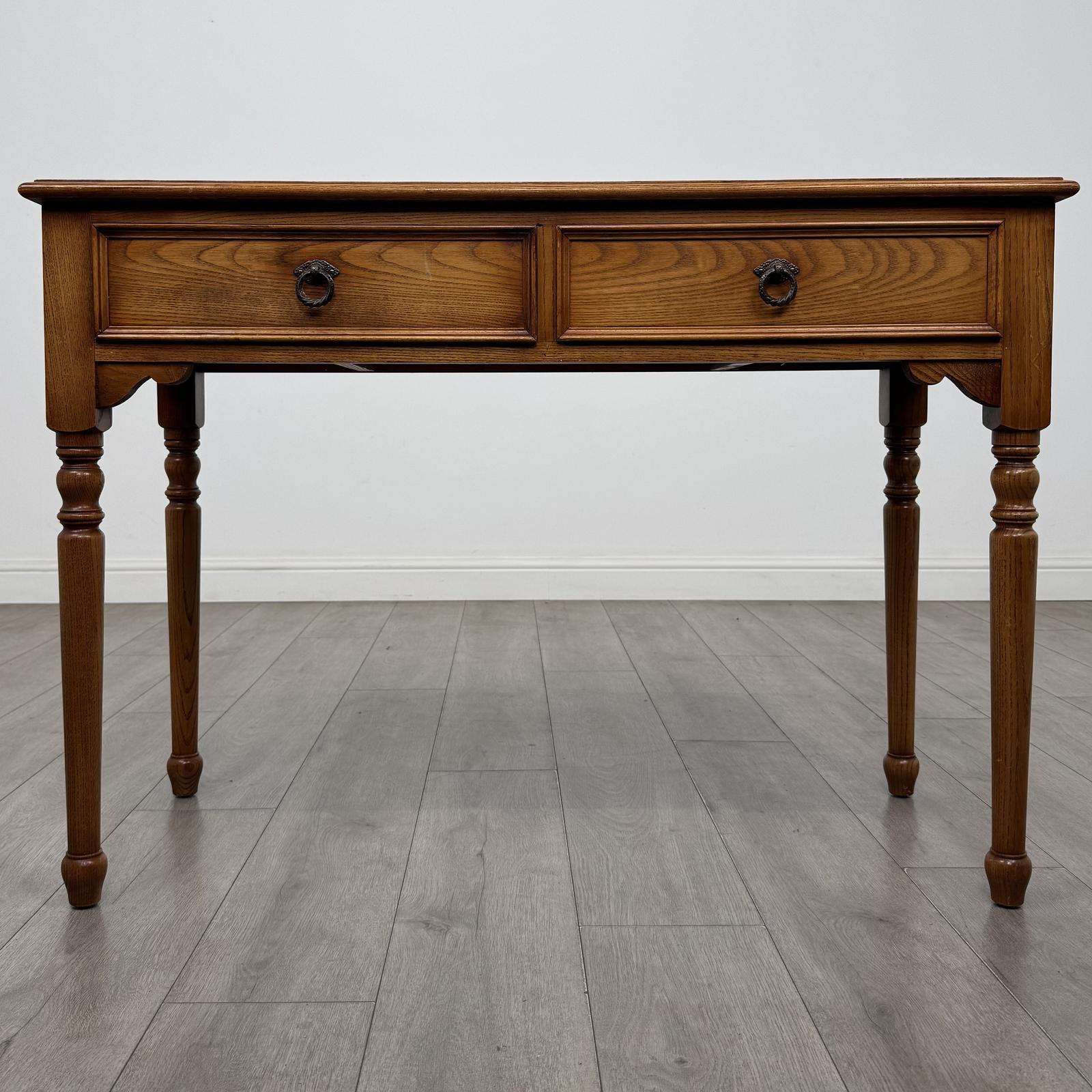 Antique 20th Century Good Quality Writing Table In Oak (1 of 11) Antique 20th Century Good Quality Writing Table In Oak (1 of 11)