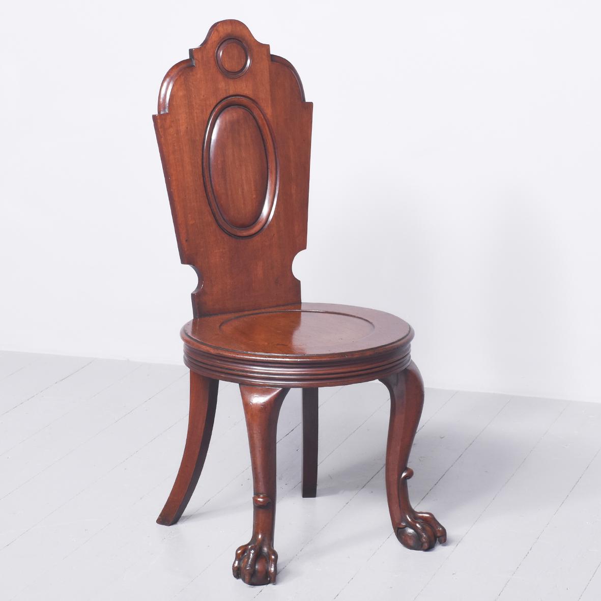 William IV Mahogany Hall Chair (1 of 7)