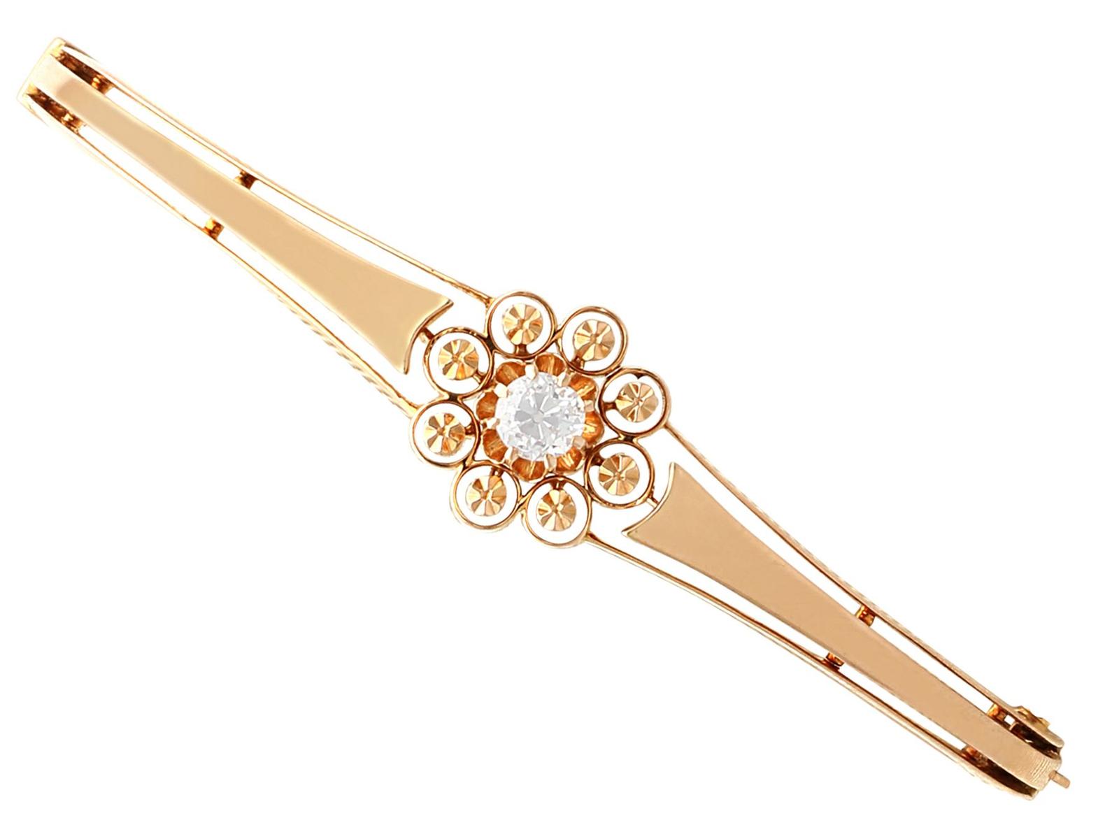 0.30ct Diamond & 14ct Rose Gold Bangle - Antique Victorian (1 of 14) 0.30ct Diamond & 14ct Rose Gold Bangle - Antique Victorian (1 of 14)