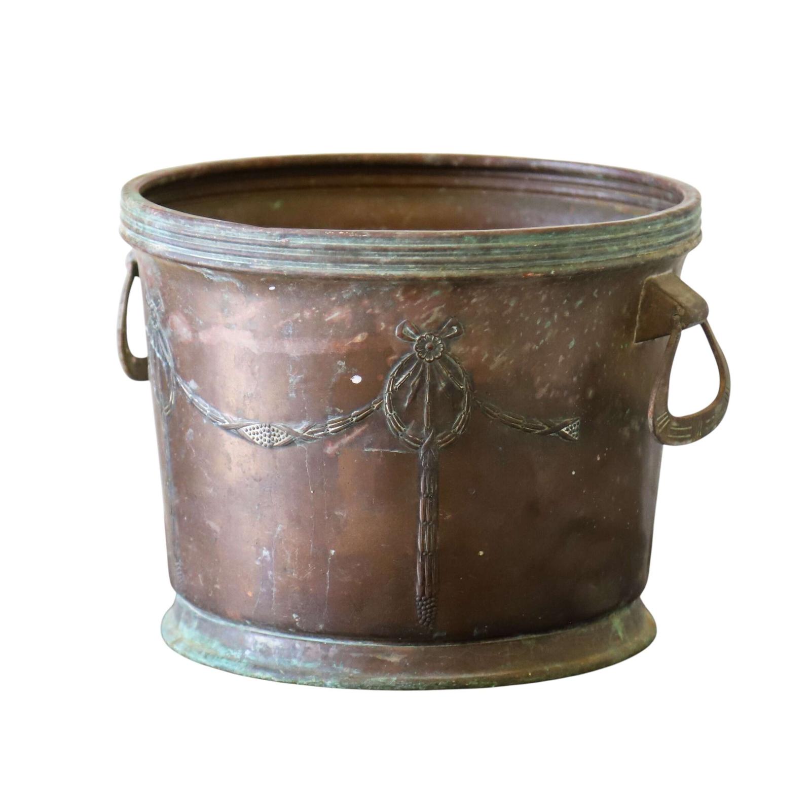 French Copper Neo-Classical Cooler / Planter c.1950 (1 of 9)