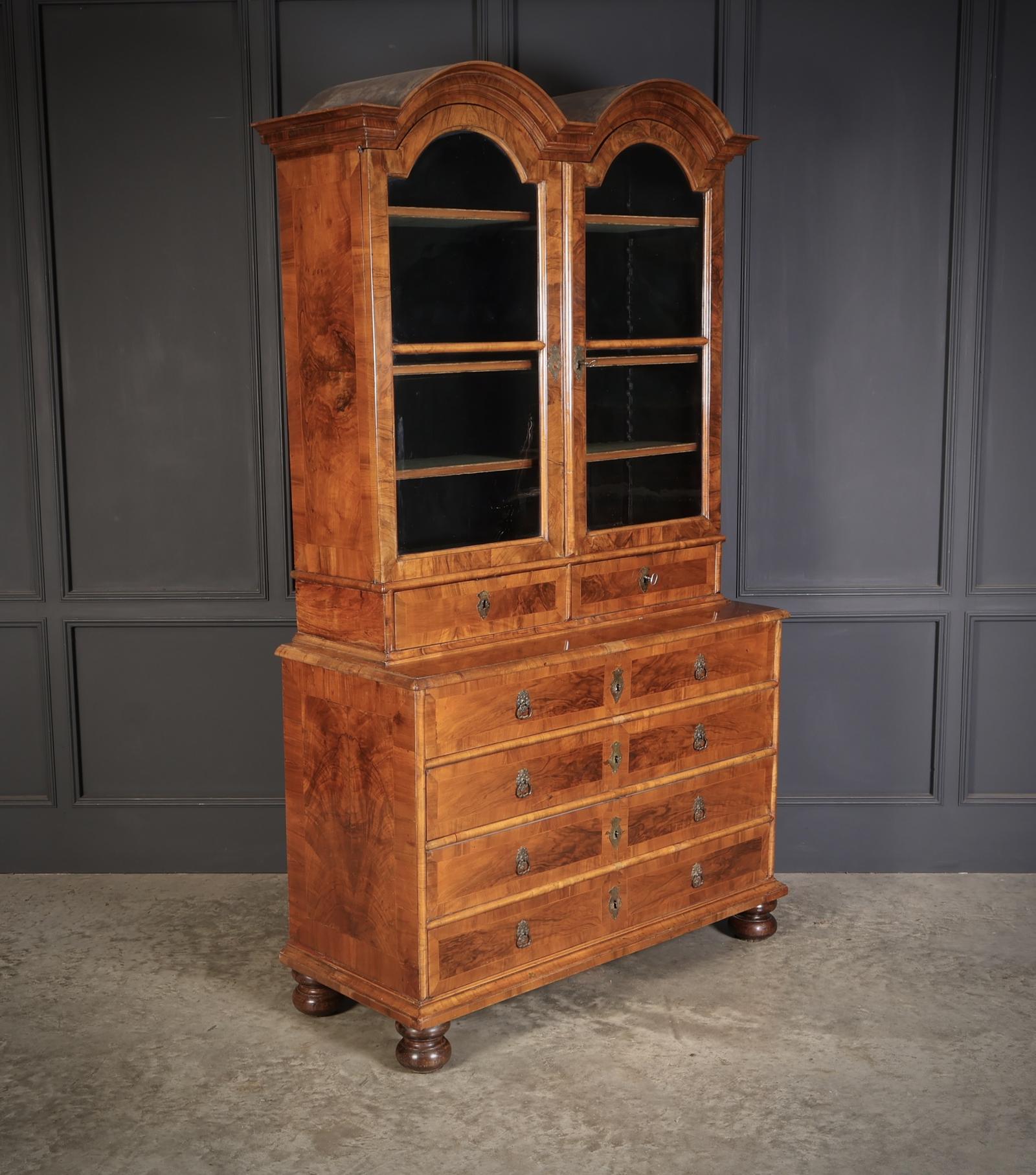 18th Century Walnut Glazed Bookcase (1 of 11) 18th Century Walnut Glazed Bookcase (1 of 11)