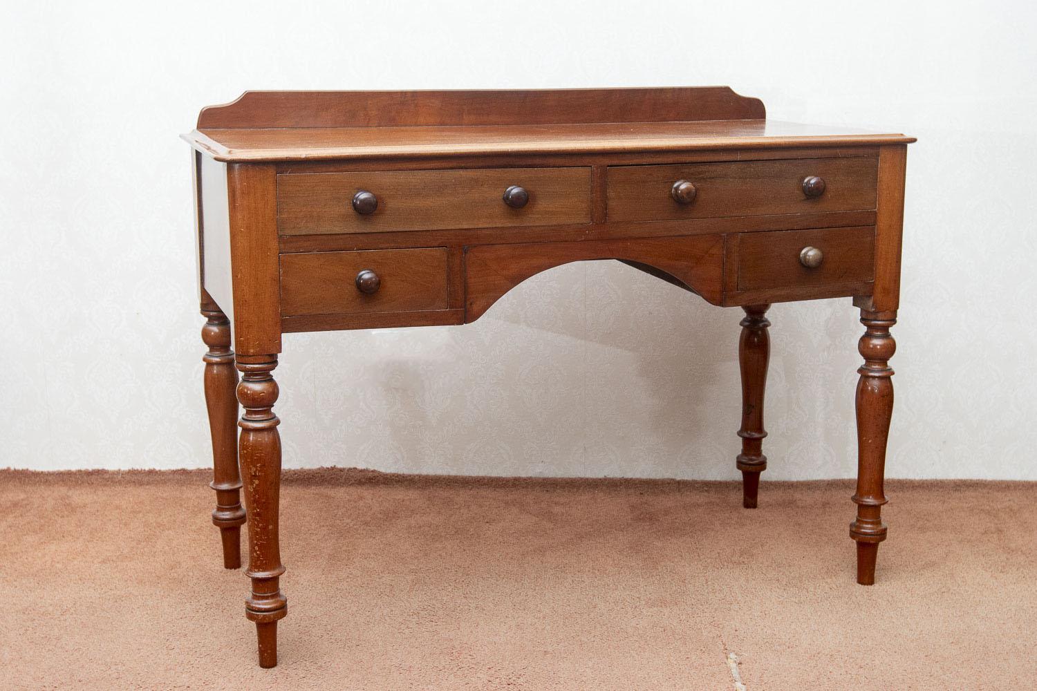 Very Pretty Mahogany Writing/Dressing Table (1 of 9)