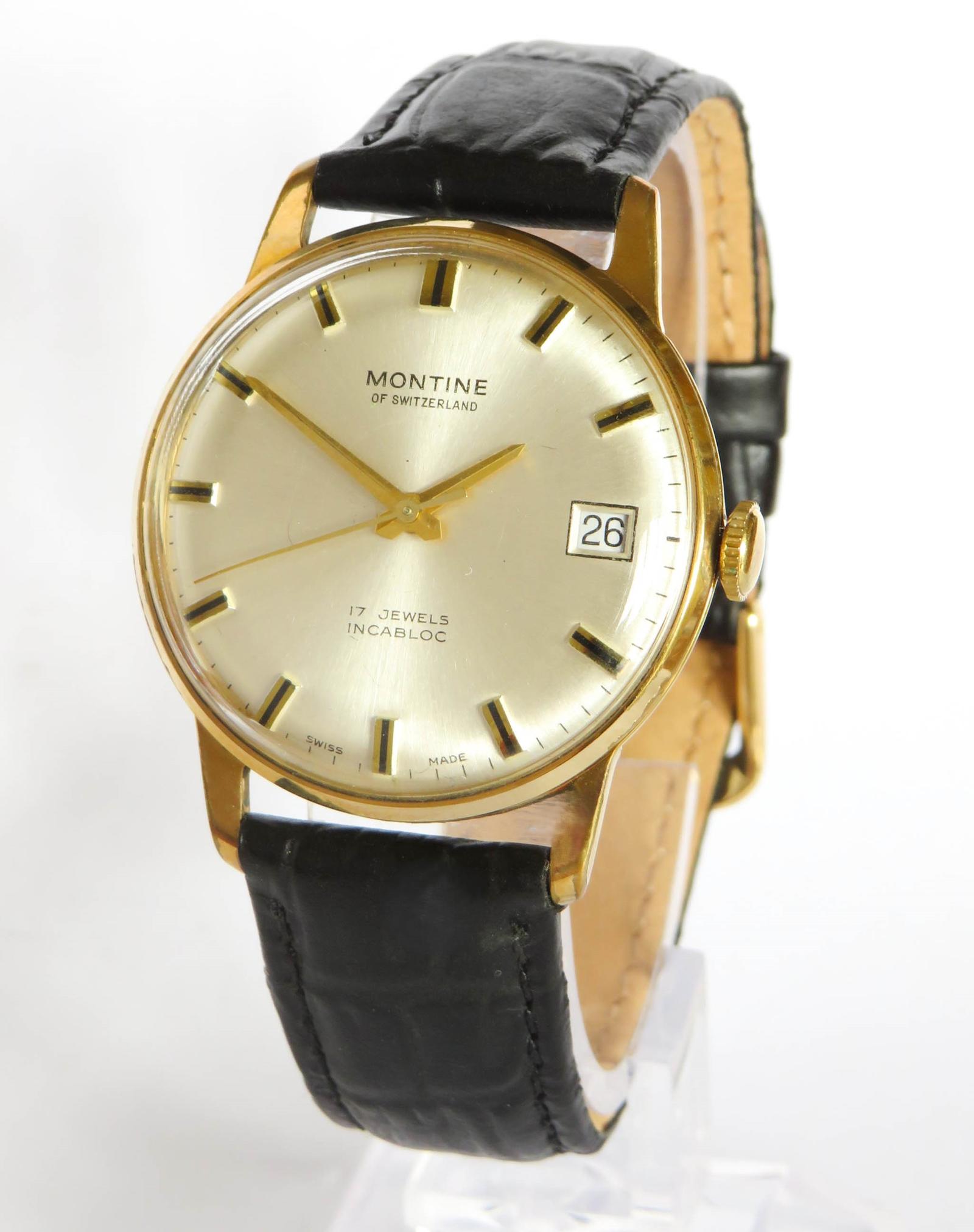 Watch: Gents 1960s Montine Wrist Watch (1 of 5) Watch: Gents 1960s Montine Wrist Watch (1 of 5)
