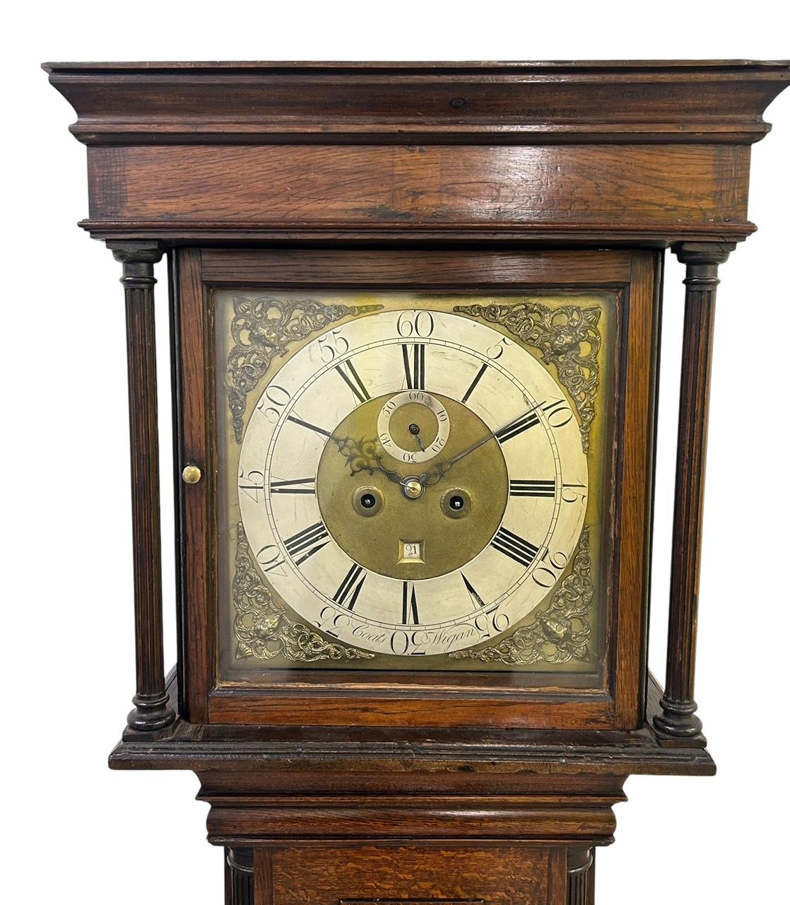 Fantastic Antique English Oak Case Longcase Clock ca.1780 (1 of 12)