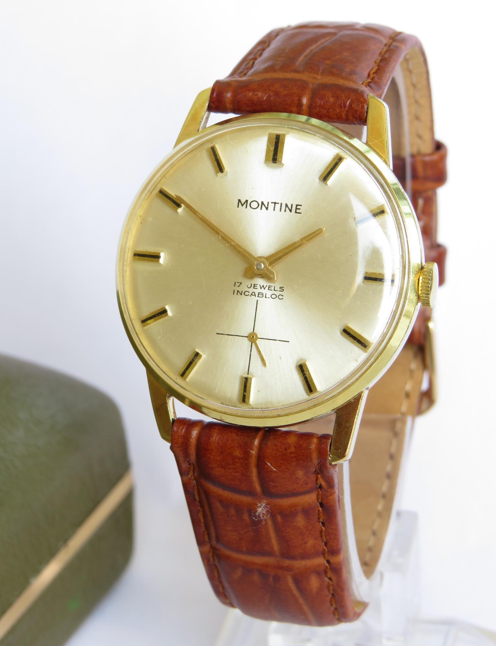 Watch : Gents 1960s Montine Wristwatch (1 of 5)