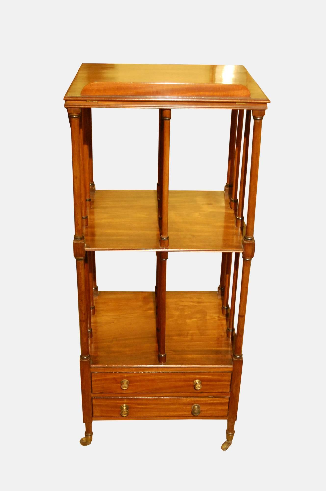 Mahogany Whatnot/Music Stand (1 of 1)