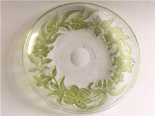 Gorgeous 19th Century St. Louis Etched Dish (1 of 5) Gorgeous 19th Century St. Louis Etched Dish (1 of 5)