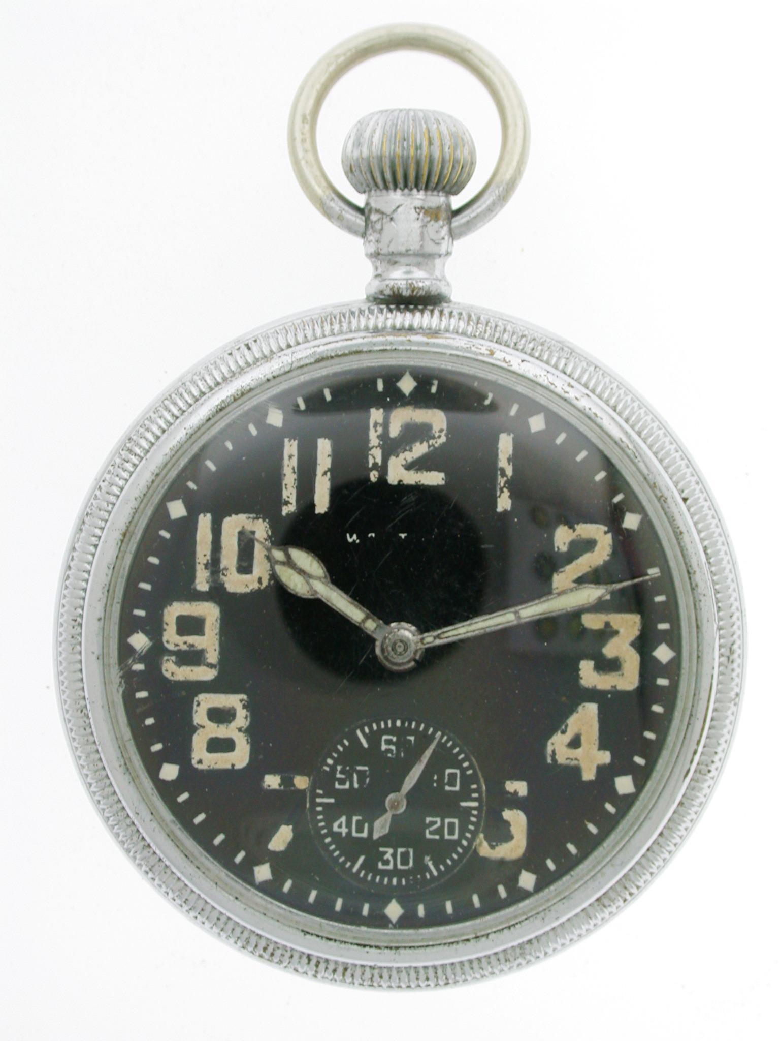 Waltham Military Open Face Pocket Watch Swiss 1942 (1 of 6) Waltham Military Open Face Pocket Watch Swiss 1942 (1 of 6)