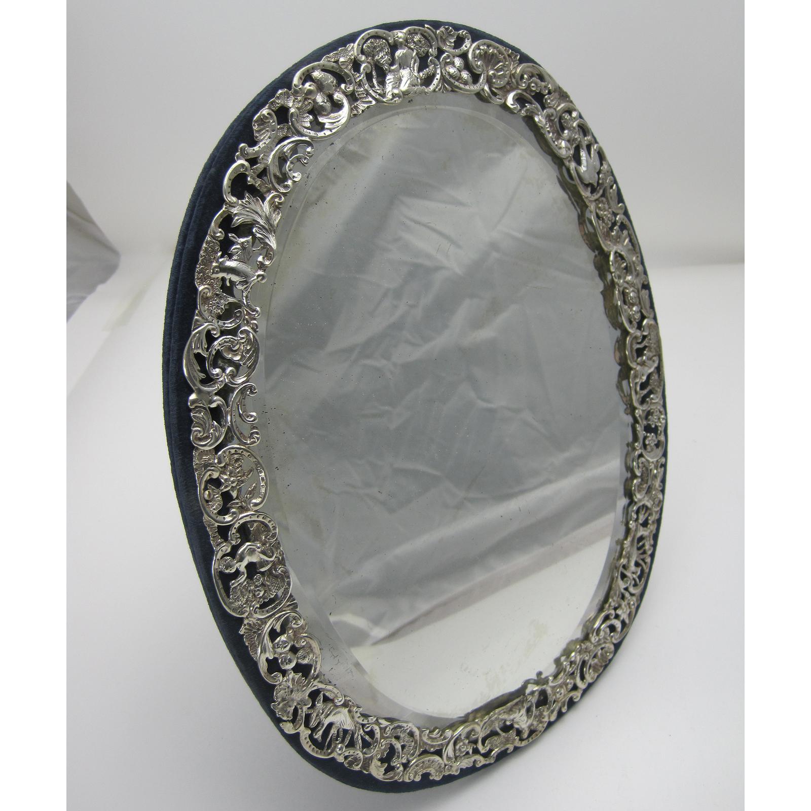 Victorian William Comyns Oval Dressing Table Mirror (1 of 8)