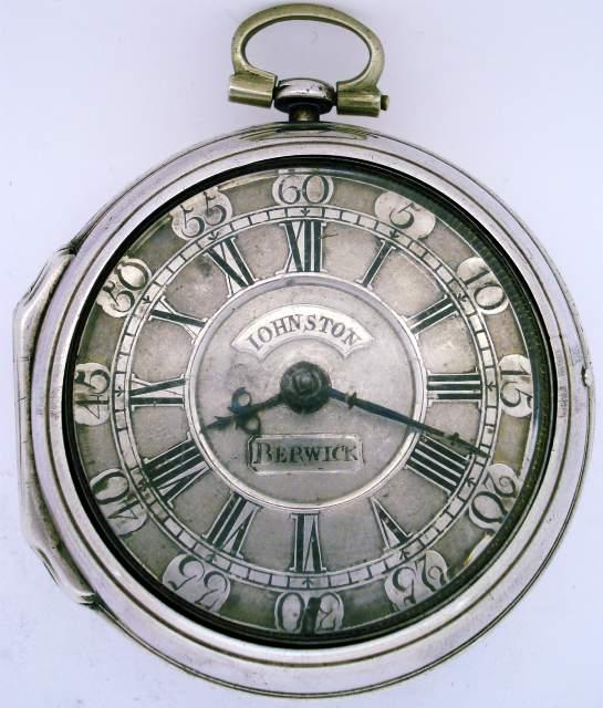 Antique Silver Pocket Watch,  Berwick, 1740 (1 of 8)