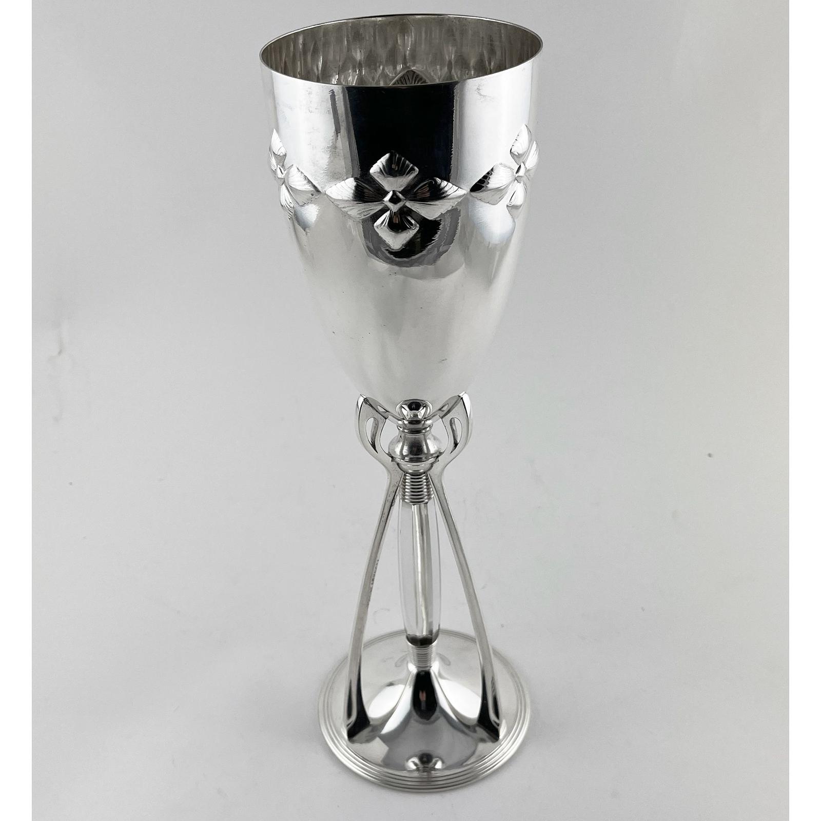Art Nouveau Style WMF Silver Plated Goblet (1 of 6)