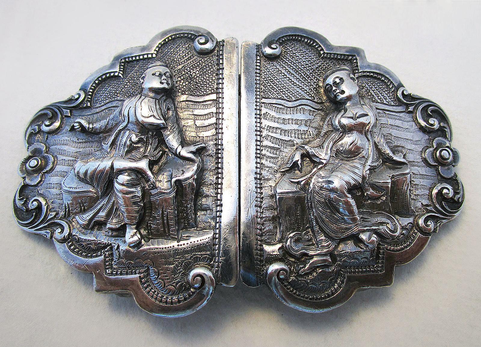Superb Quality Burmese Antique Solid Sterling Silver Belt Buckle 19th Century (1 of 8) Superb Quality Burmese Antique Solid Sterling Silver Belt Buckle 19th Century (1 of 8)