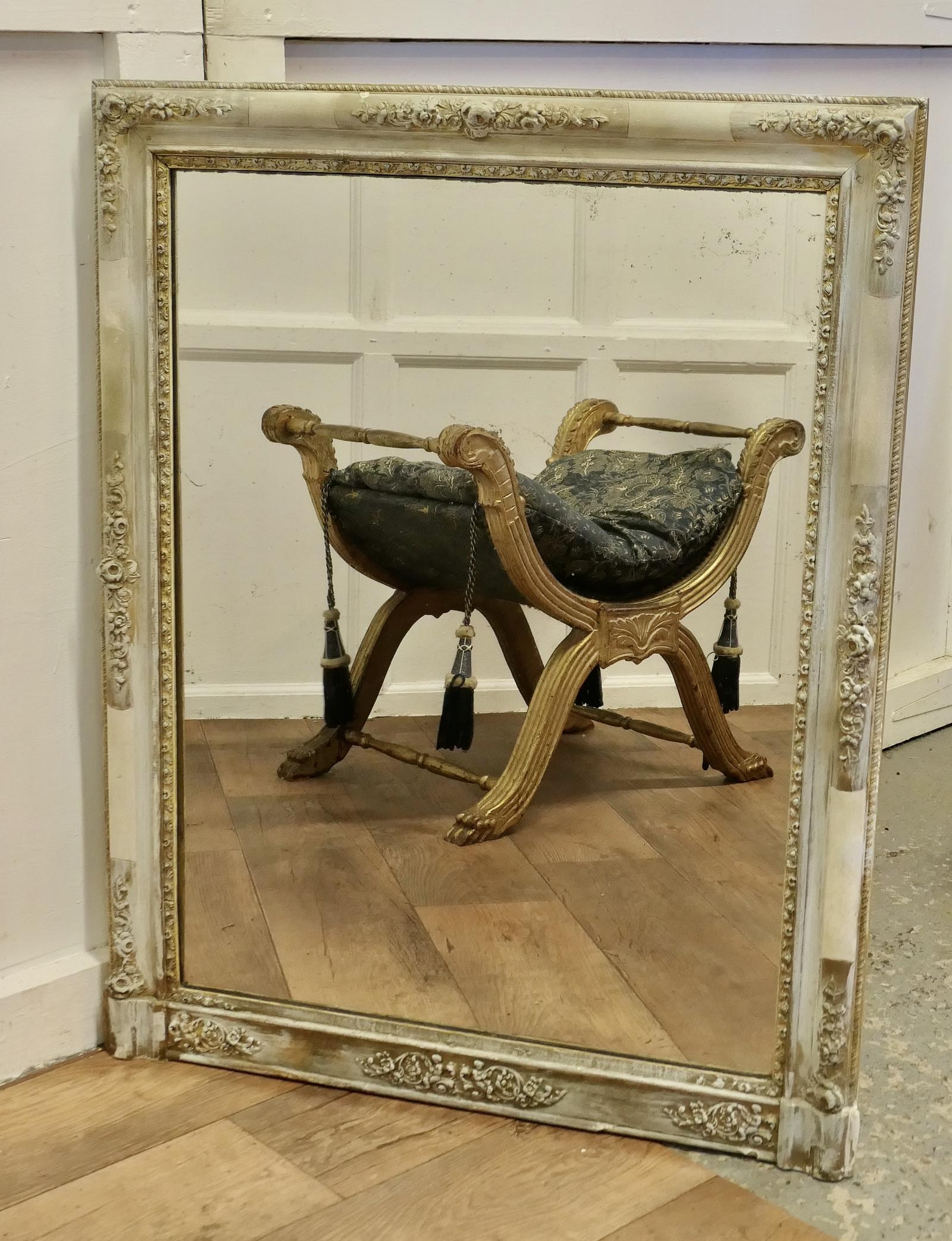 Large Heavy French Wall Mirror (1 of 6) Large Heavy French Wall Mirror (1 of 6)