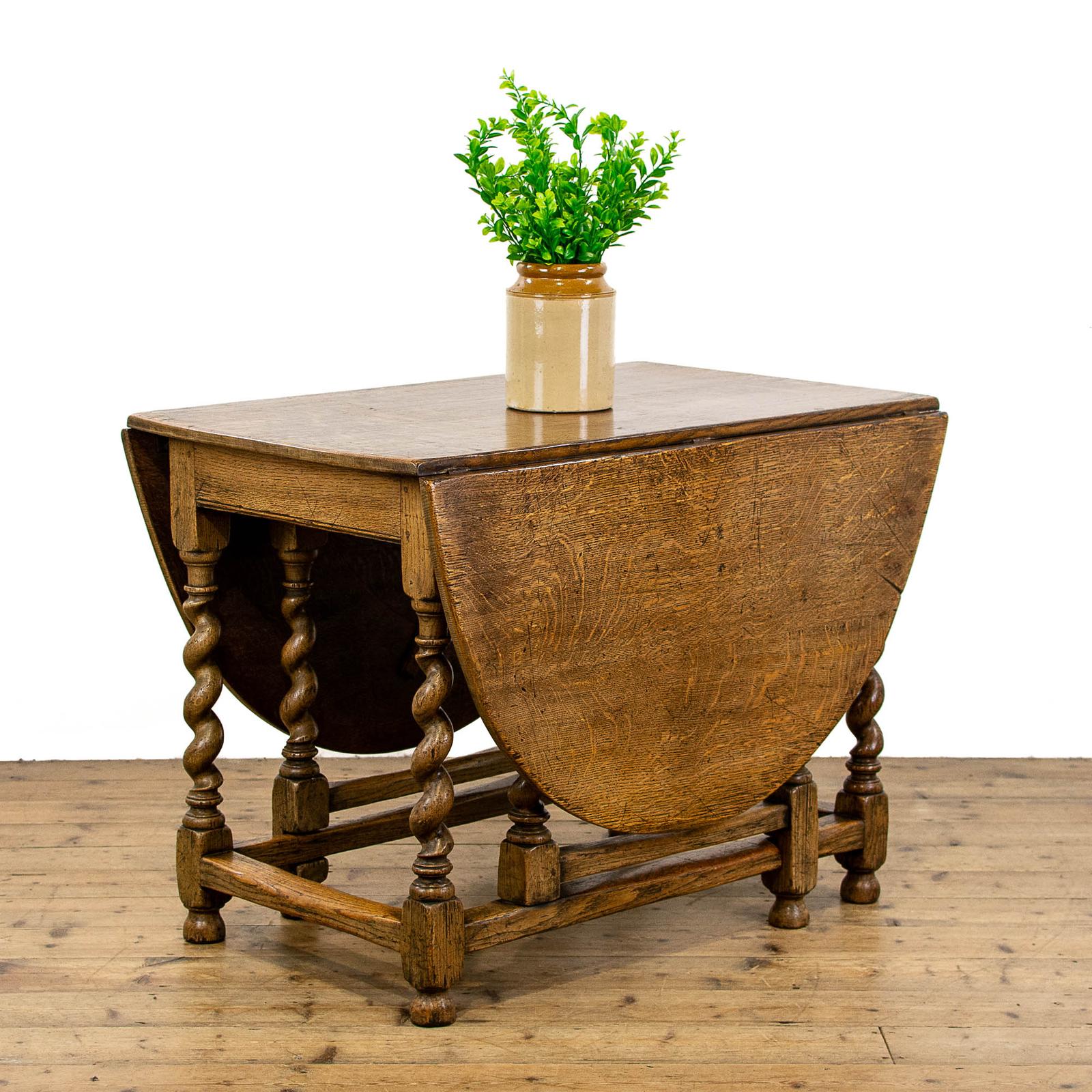 Antique Honey Oak Gateleg Table (1 of 11)