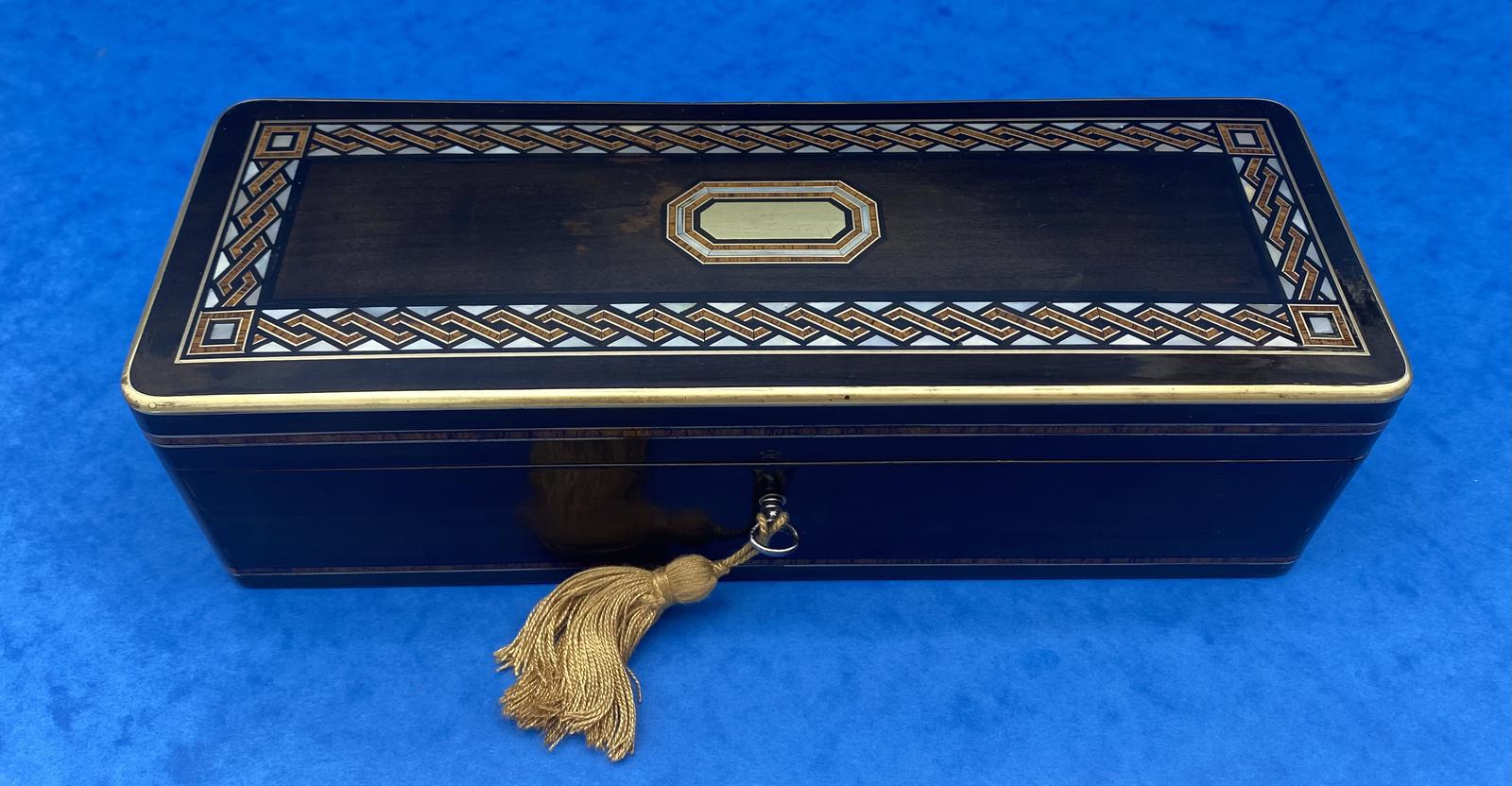 19th Century French Fruitwood Glove Box (1 of 9) 19th Century French Fruitwood Glove Box (1 of 9)