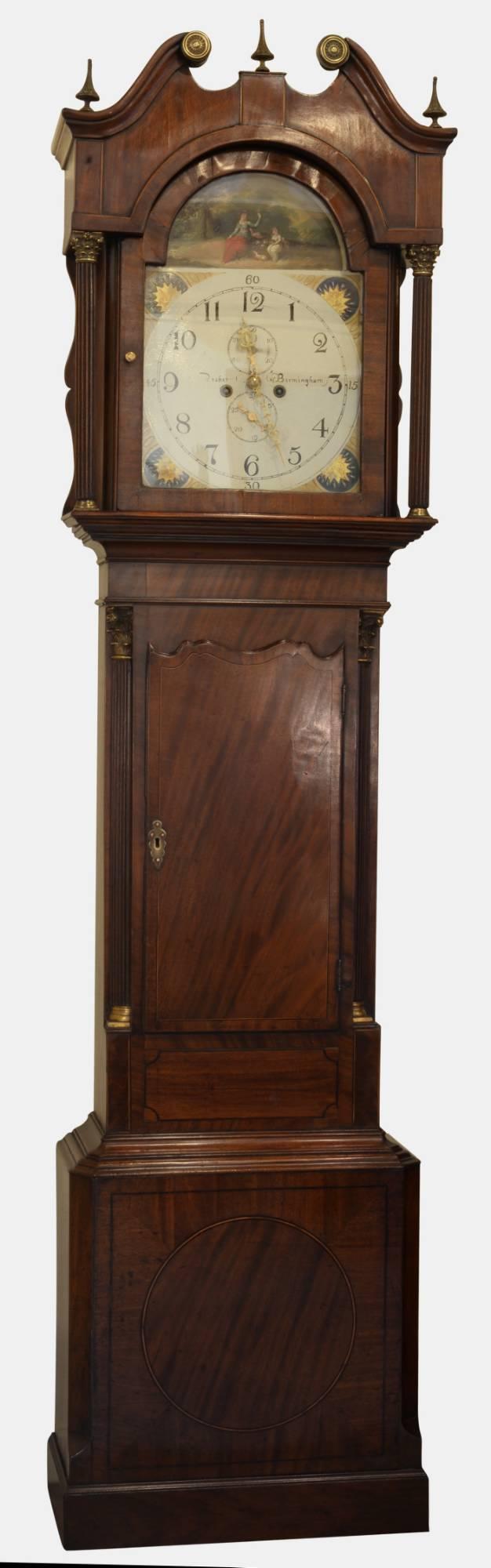 Mahogany & Cross-banded 8 Day Longcase Clock (1 of 1) Mahogany & Cross-banded 8 Day Longcase Clock (1 of 1)