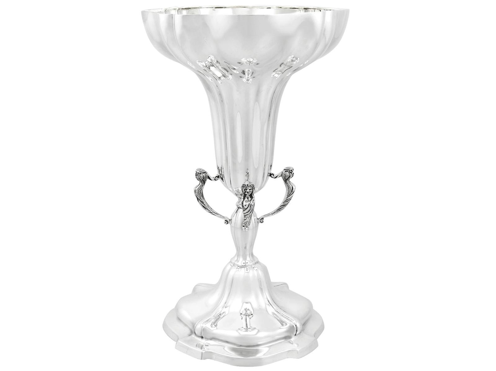 Sterling Silver Presentation Cup / Vase by Viner's Ltd - Edward VIII 1936 (1 of 9)